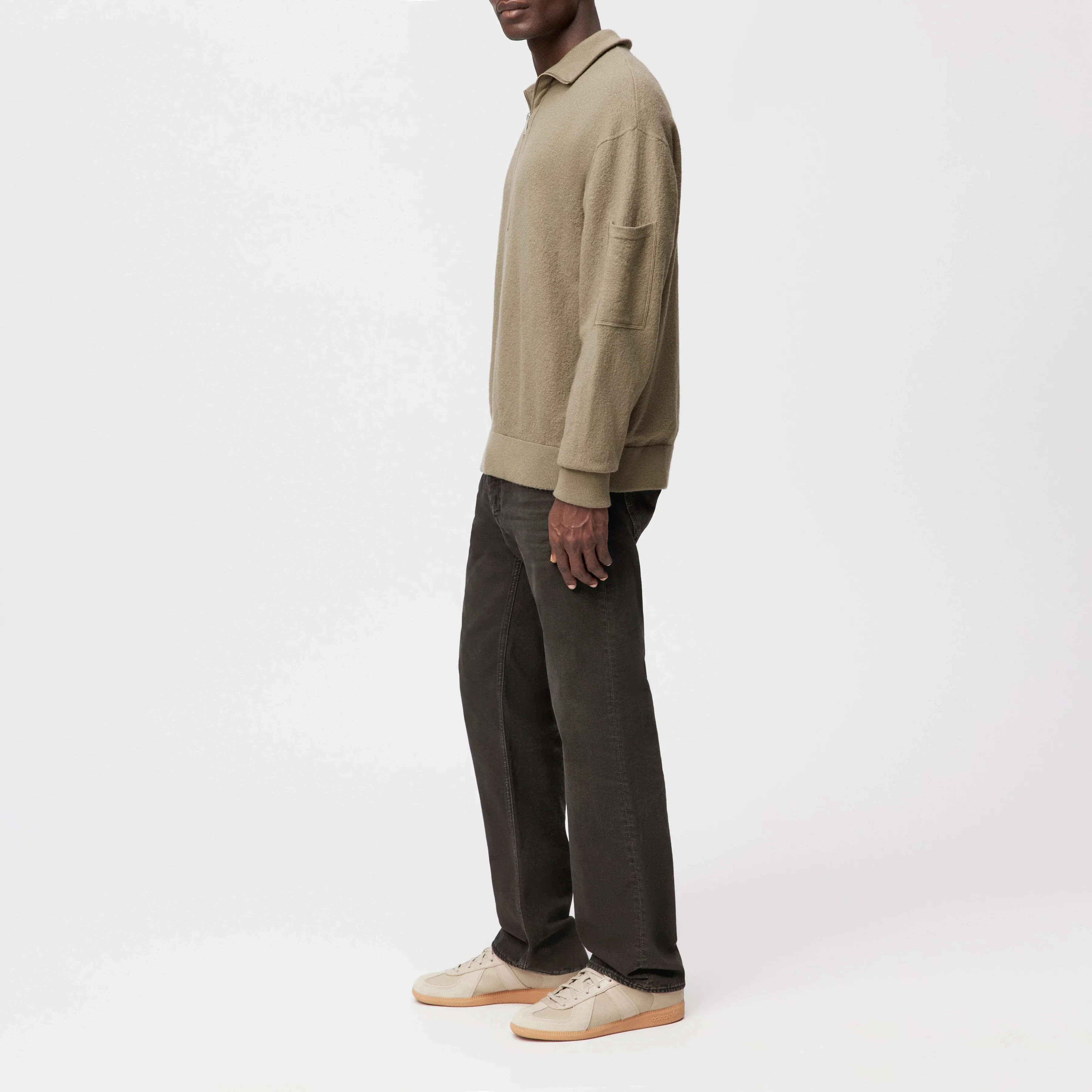 Kouper Half Zip Sweater 420222 fango - Image 5