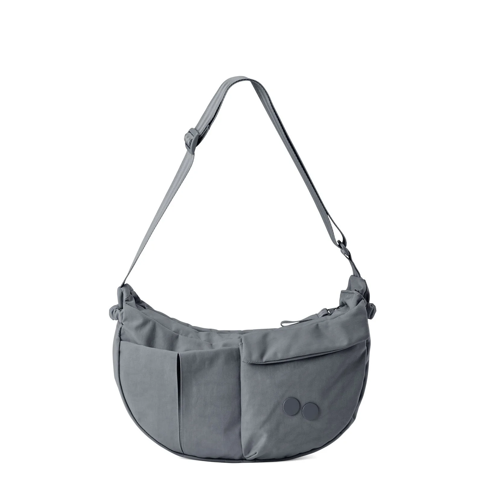 Krumm Medium Crossbody Bag crinkle grey
