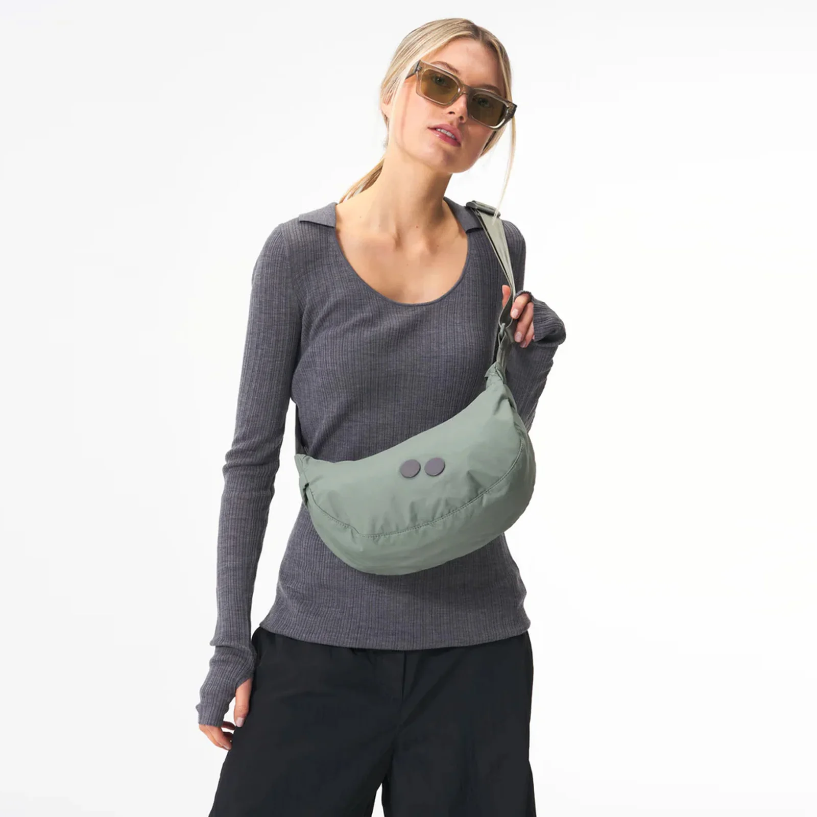Krumm Small Crossbody Bag pure sage - Image 3