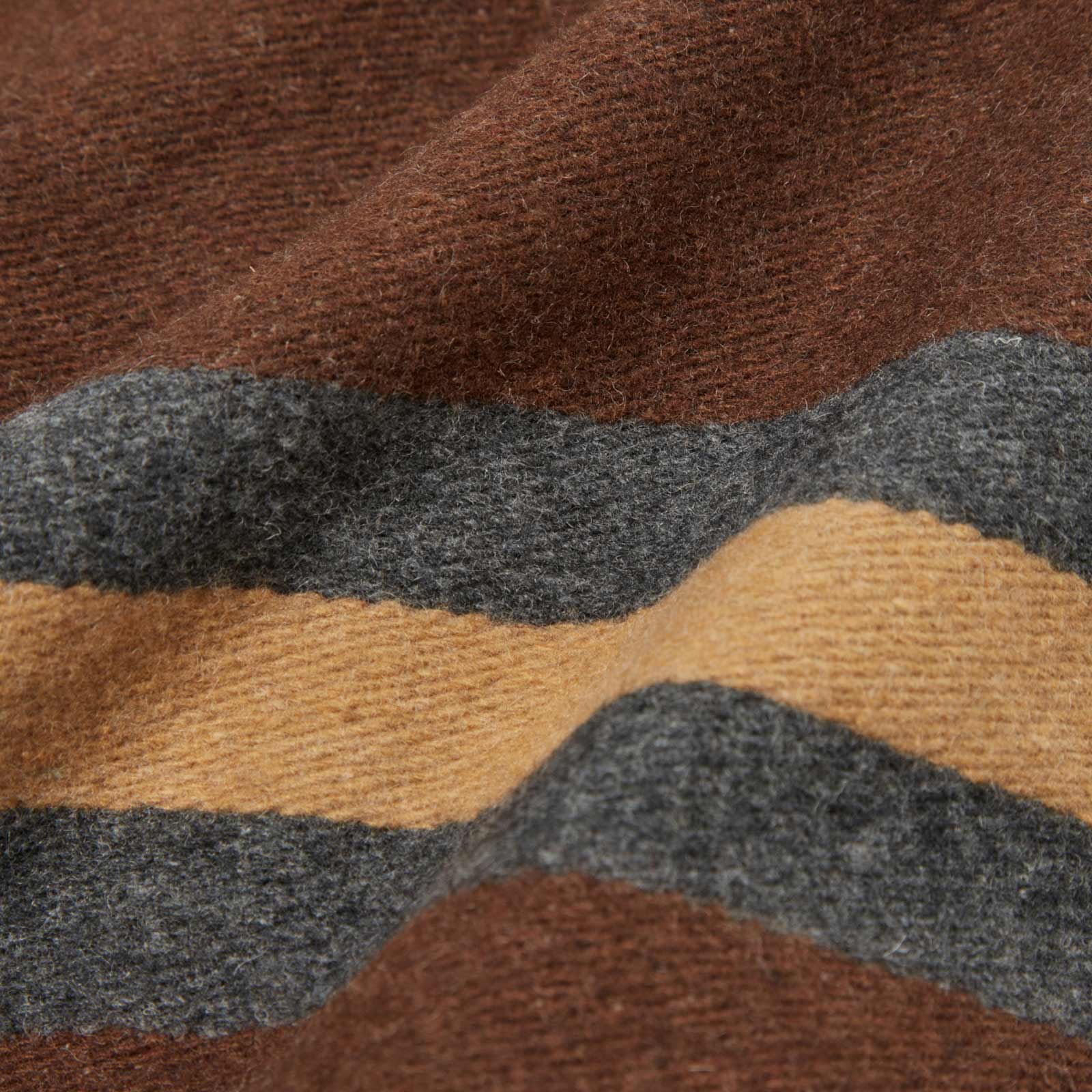 Kyoto Work Jacket Blanket Wool Mix charcoal stripe - Image 4