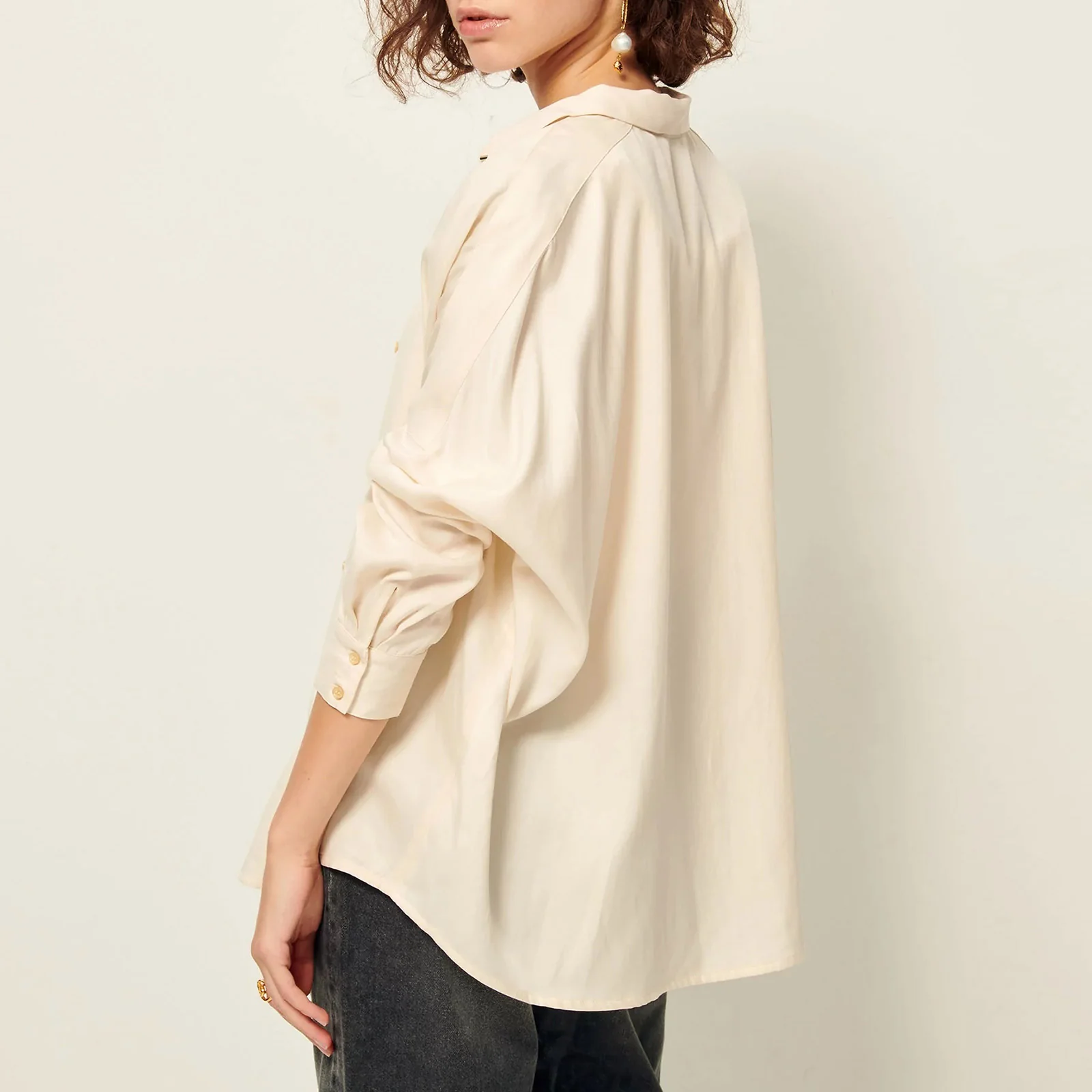 Lady D Blouse fleur de sel - Image 4
