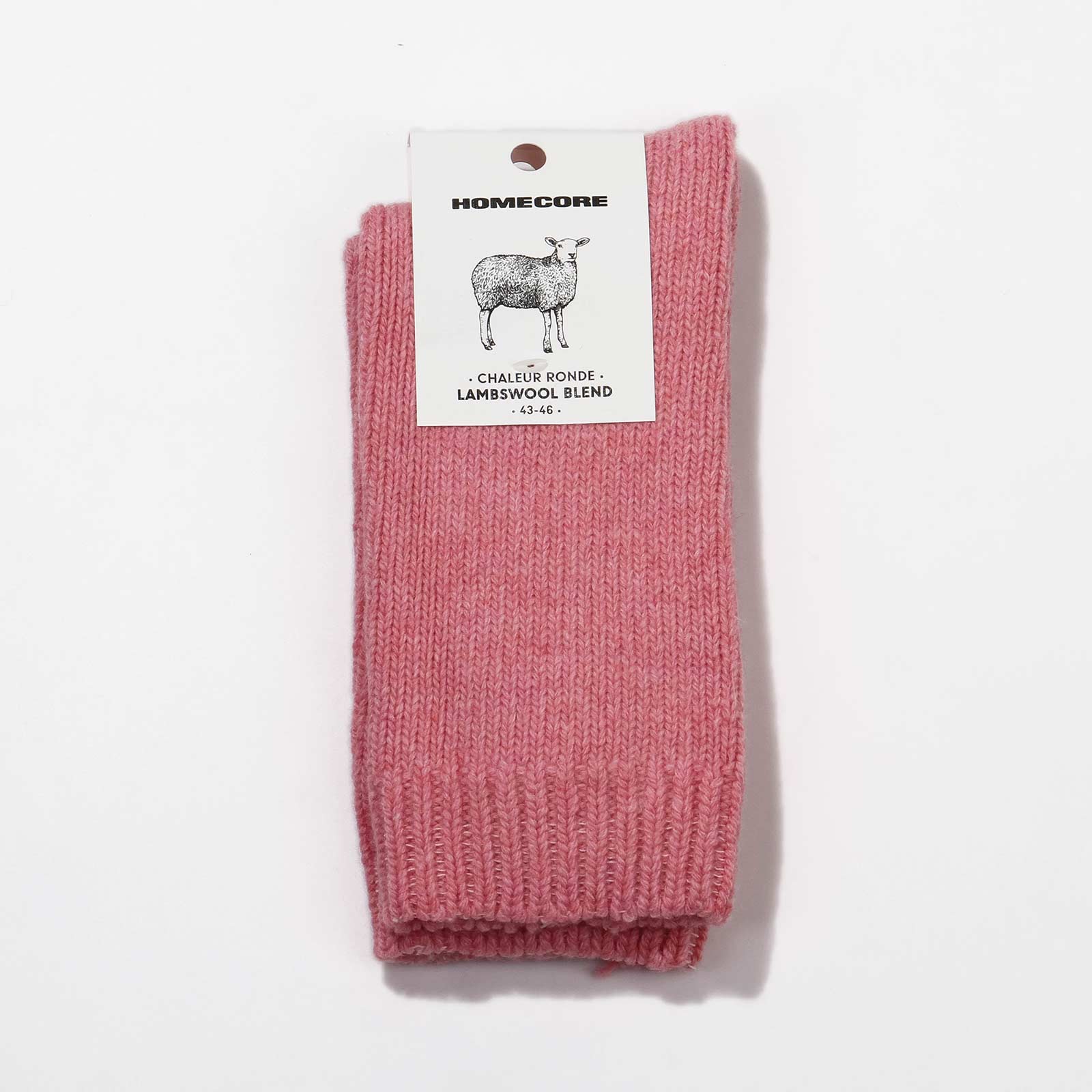 Lambswool Blend Socks dusty pink