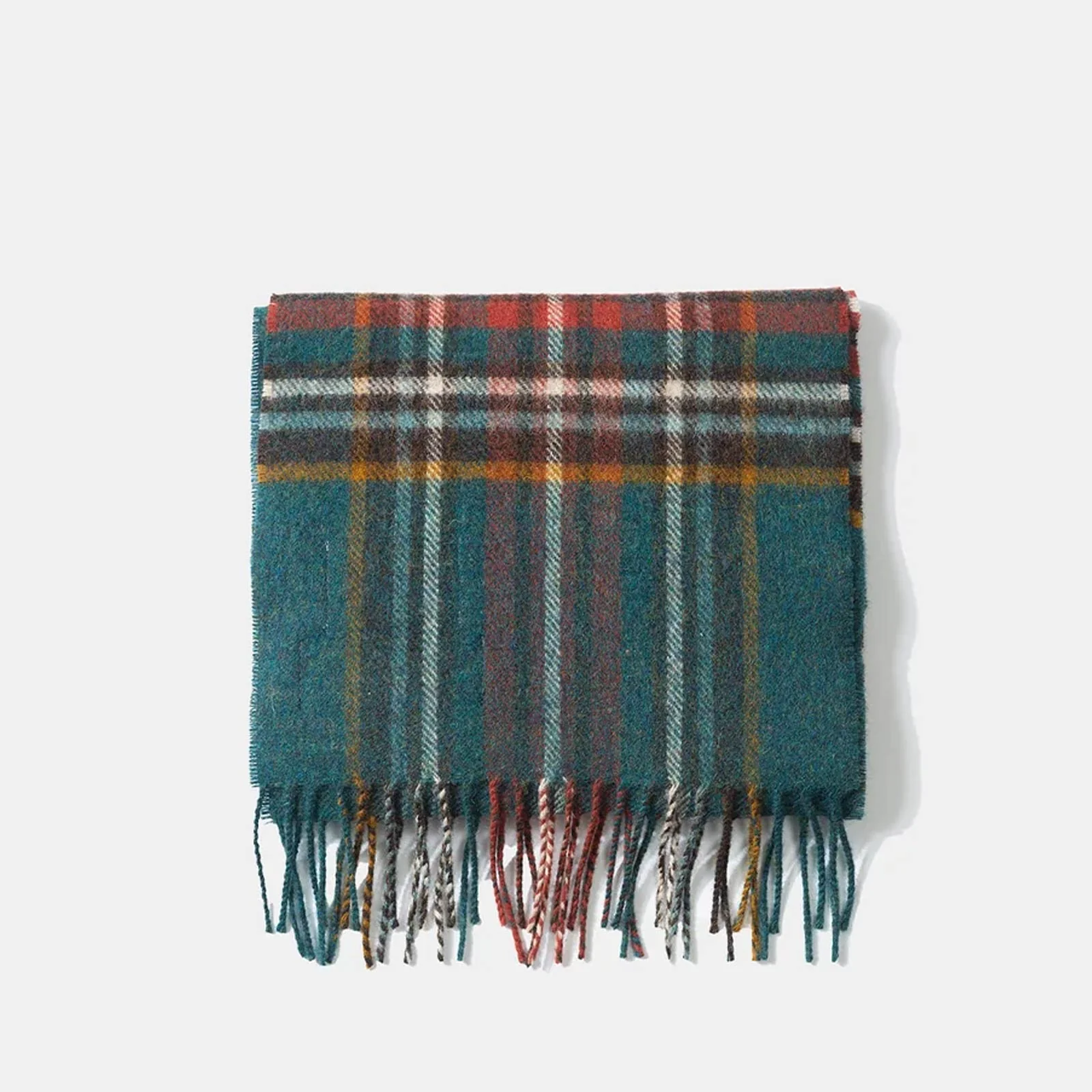 Lambswool Scarf plain steel