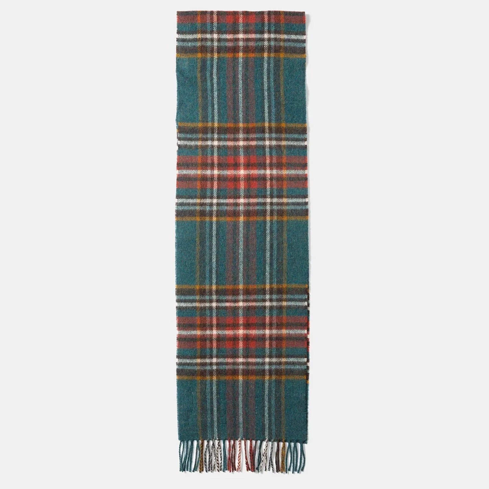 Lambswool Scarf plain steel - Image 2