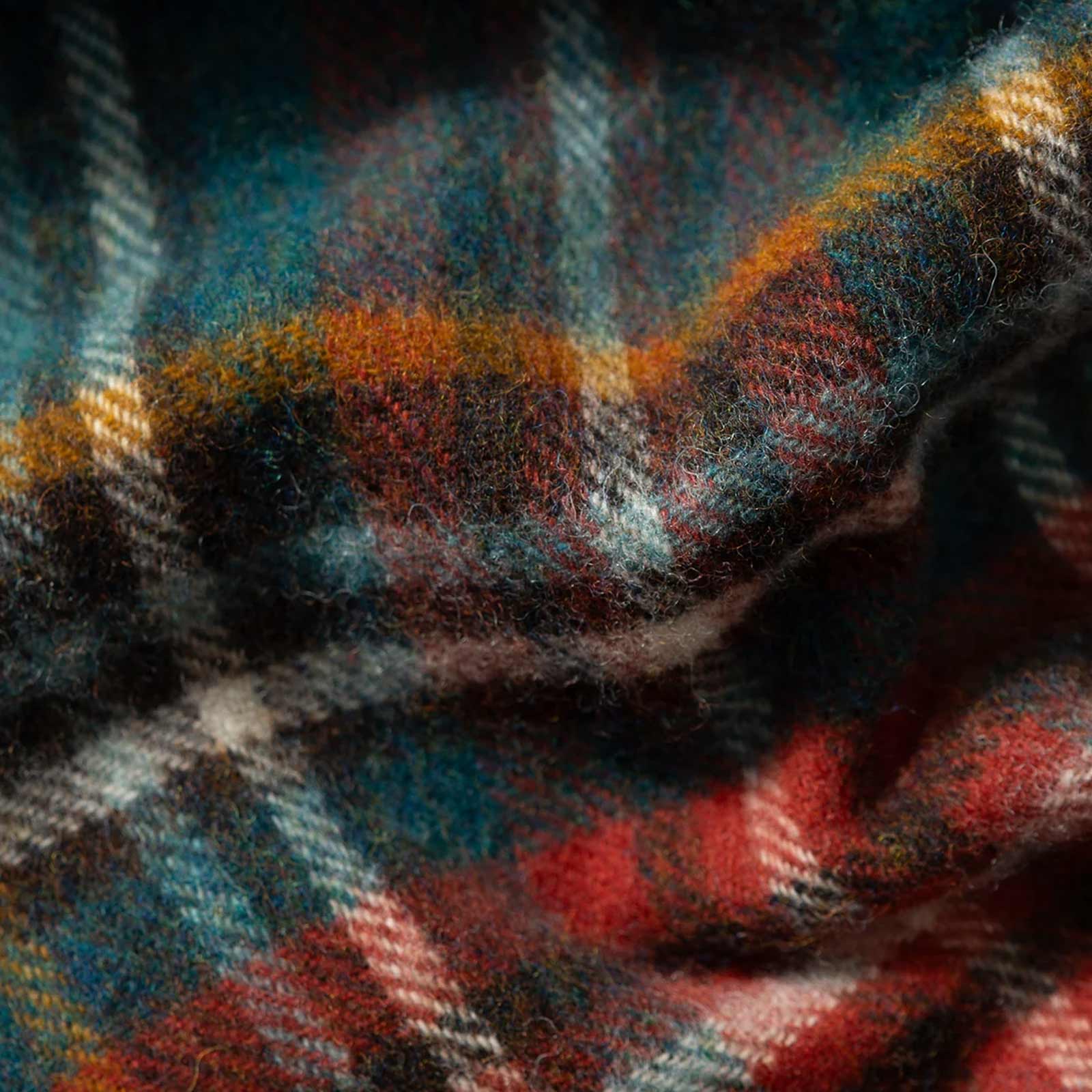 Lambswool Scarf plain steel - Image 3