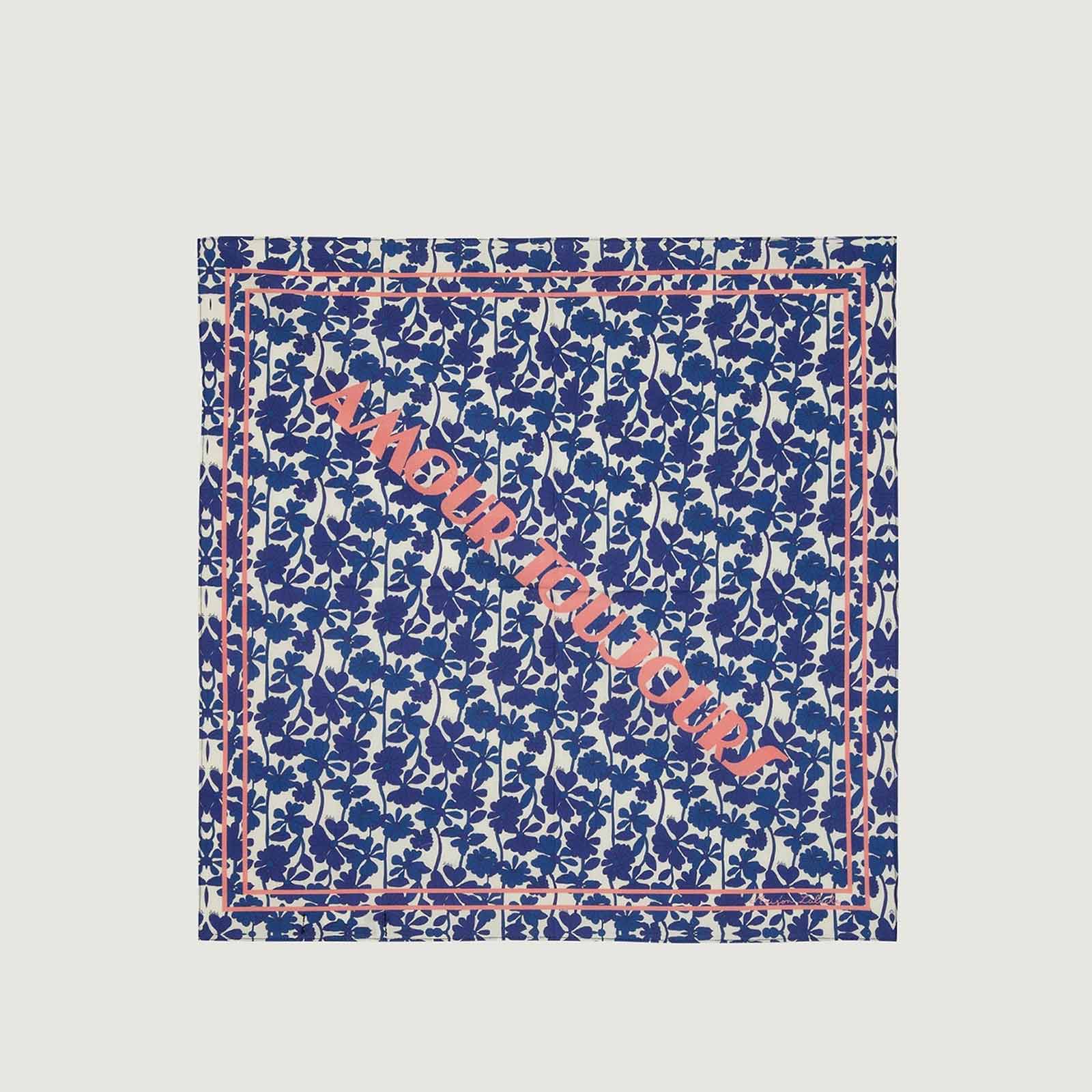 Lampue Bandana Retro Flower marine - Image 2
