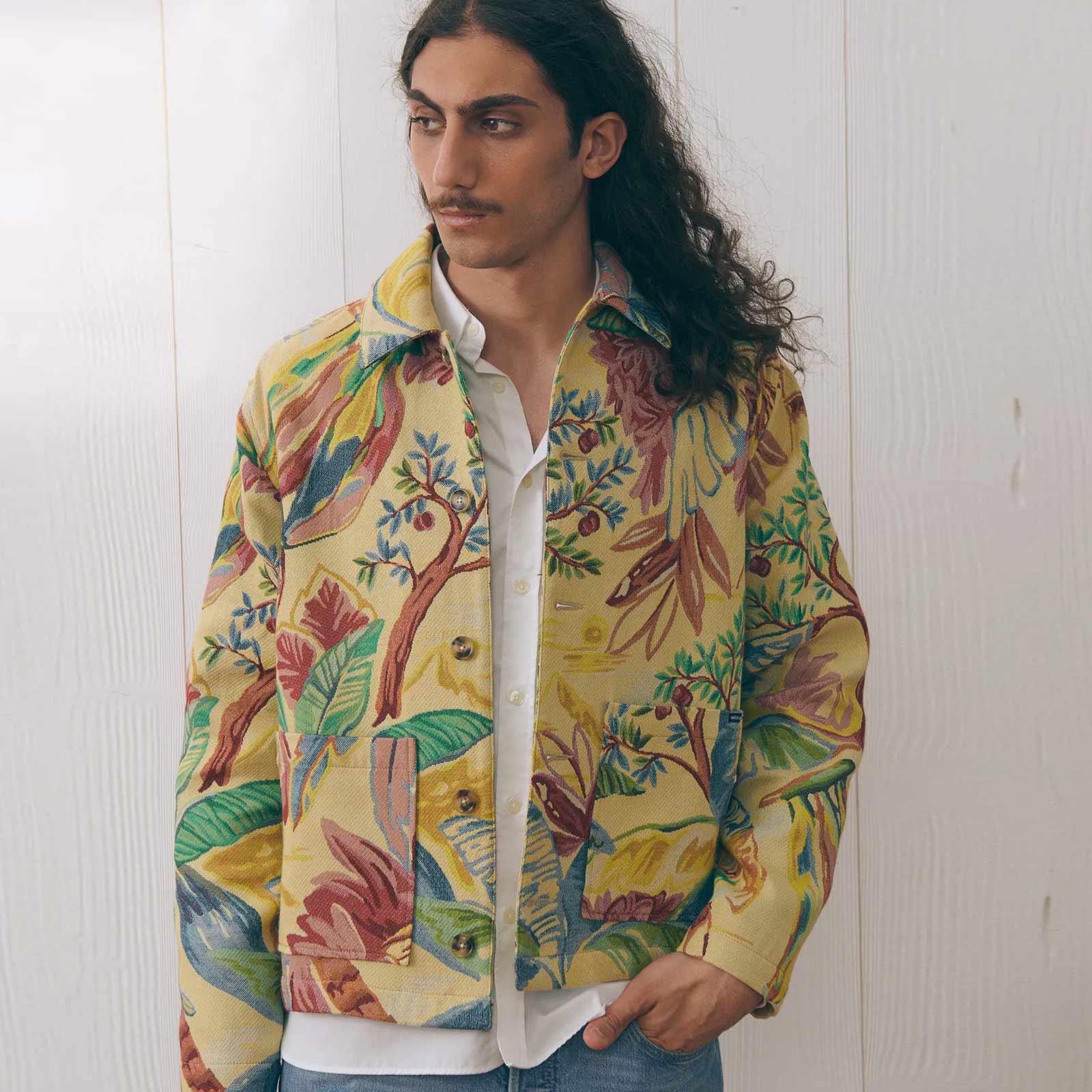 Le Monnier Overshirt palm tree jacq