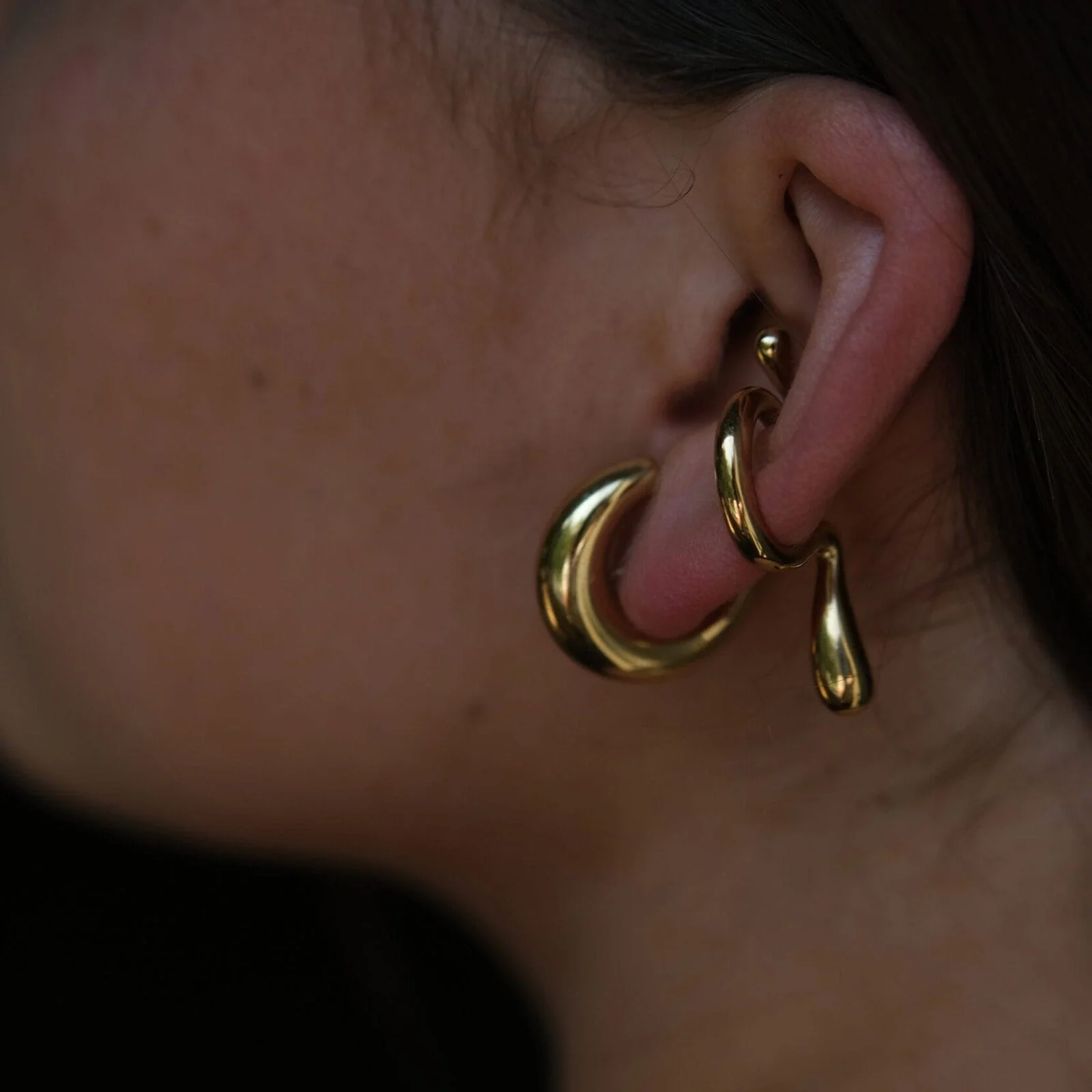 Liquefy Earcuff gold - Image 4