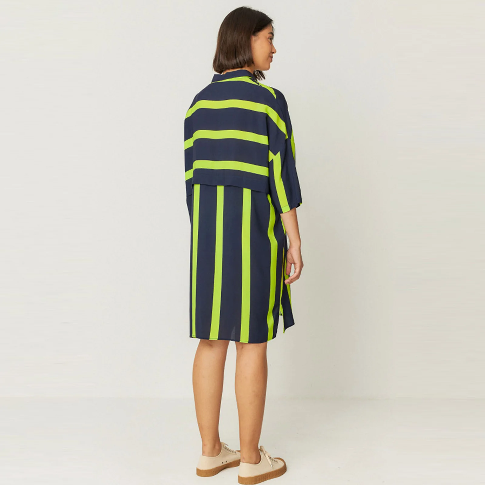 Lisabe Dress stripes blue - Image 4