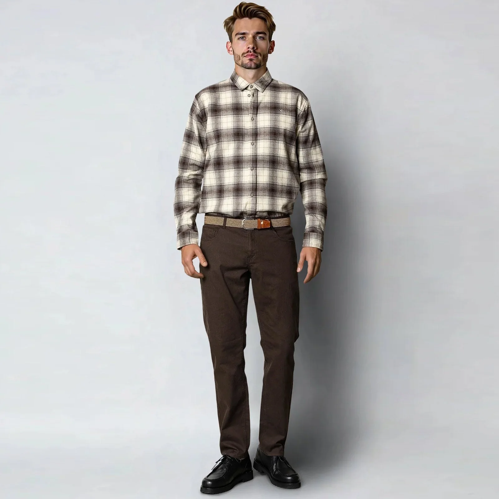 London Caden Pants dark brown - Image 3