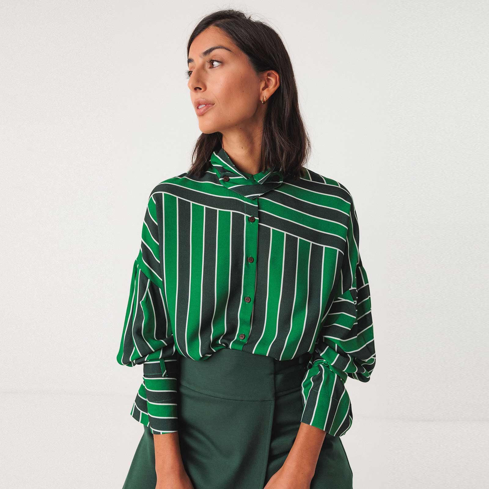 Lone Shirt green stripes - Image 3