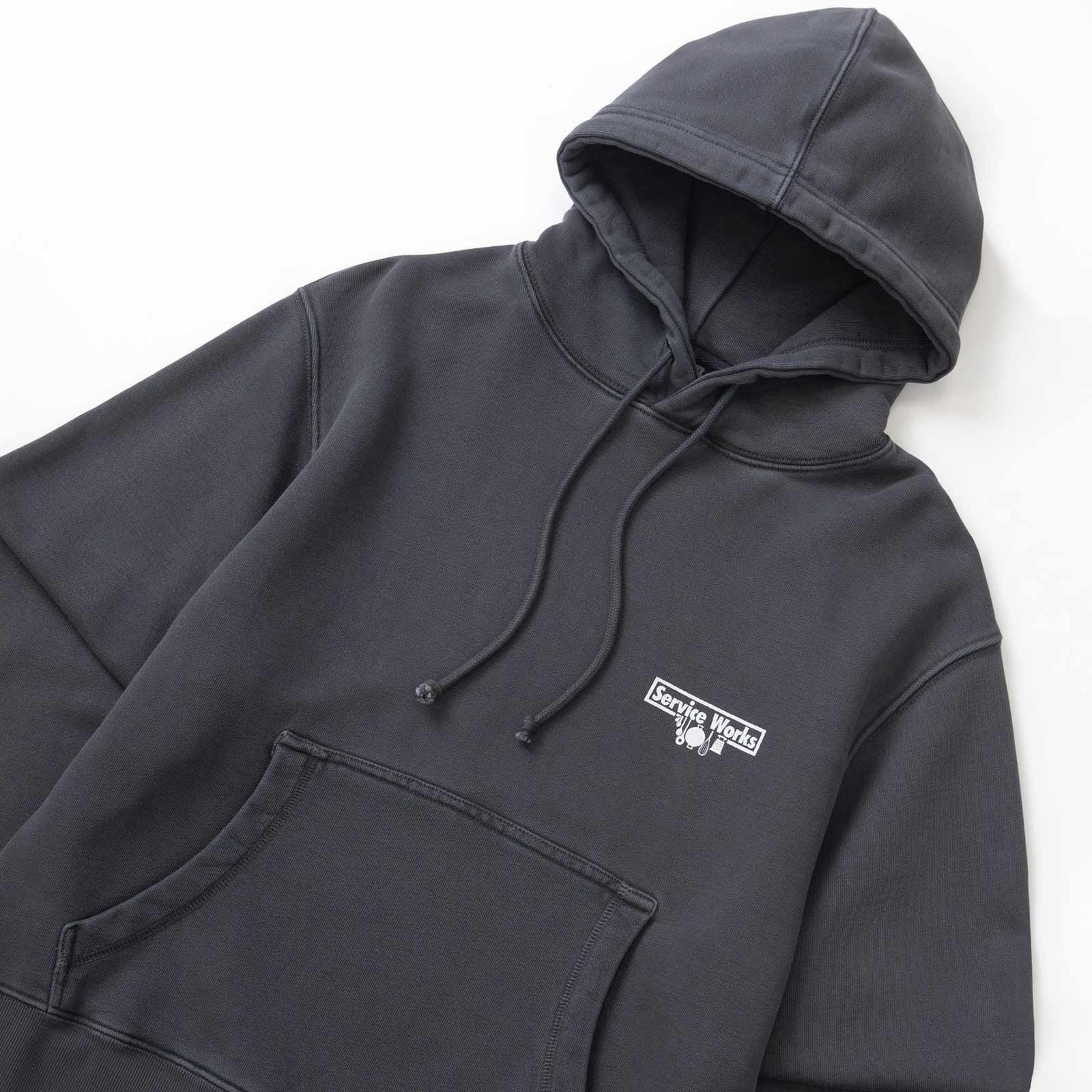 Loopback Hoodie black - Image 2
