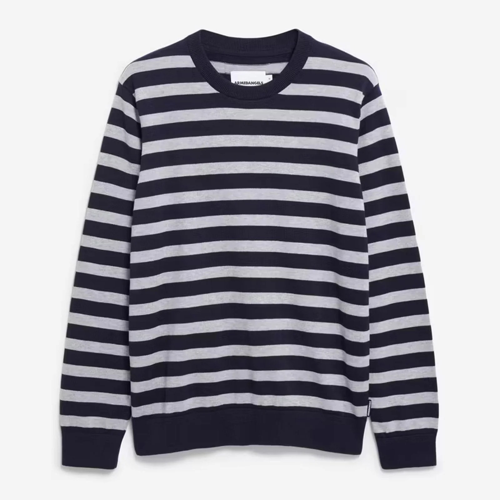 Loukaa Fine Stripes Jumper night sky/silver melange - Image 4