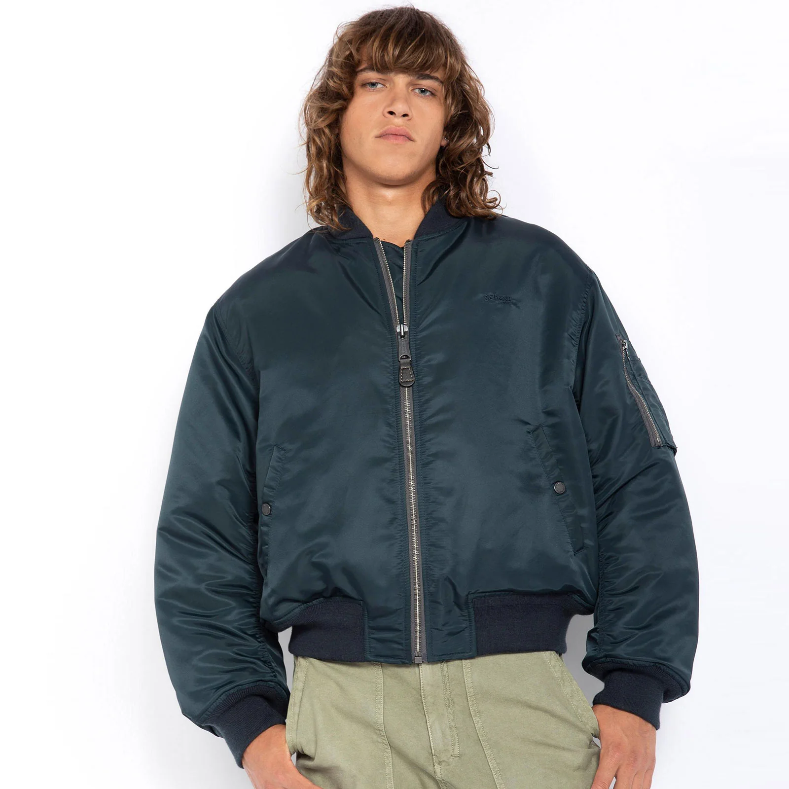 MA-1 90's Fit Bomber Jacket navy - Image 2