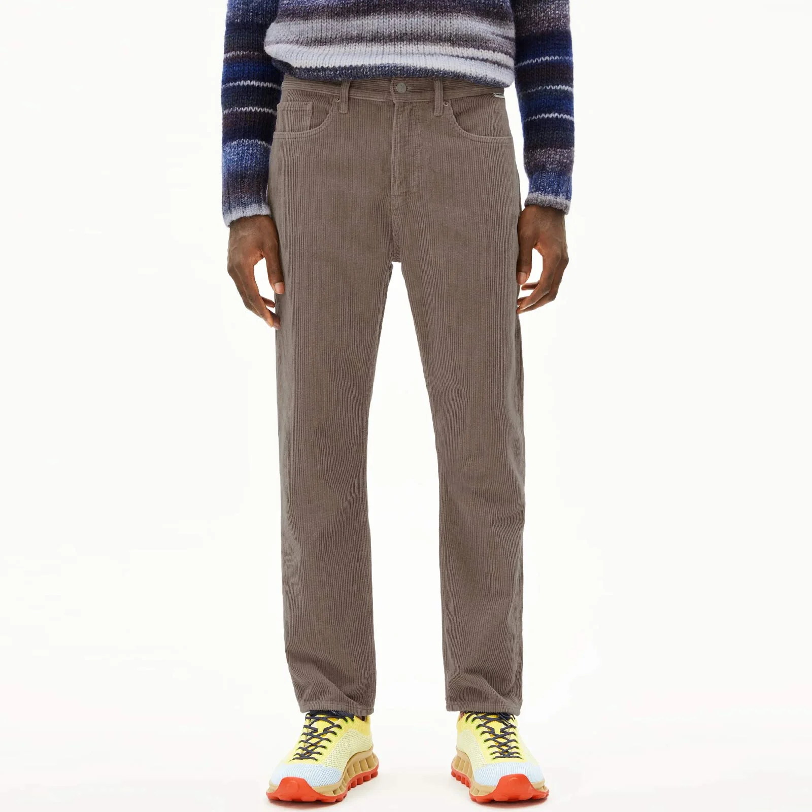 Maakx Corduroy Pants walnut cream