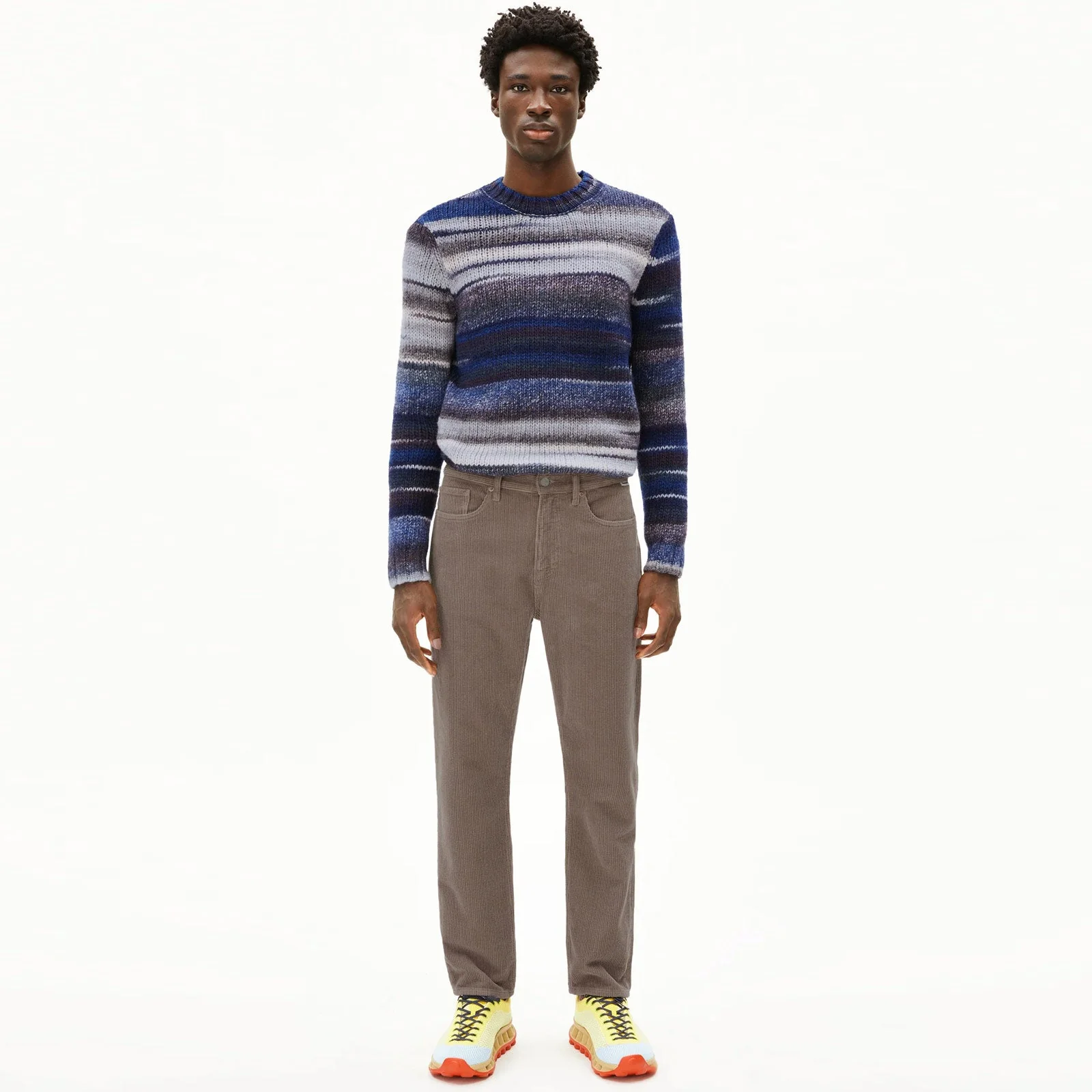 Maakx Corduroy Pants walnut cream - Image 3