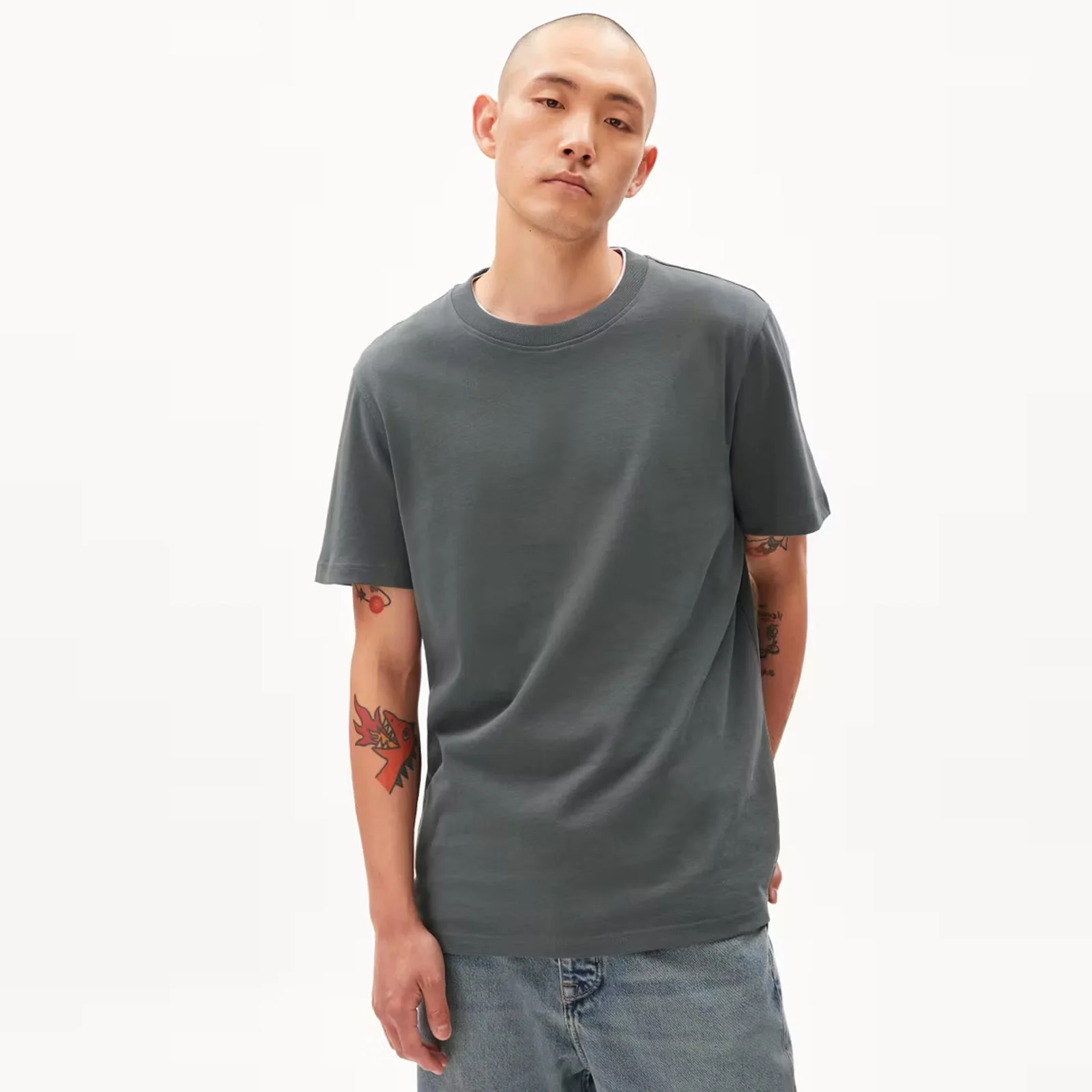 Maarkos Mid Weight T-Shirt space steel - Image 2