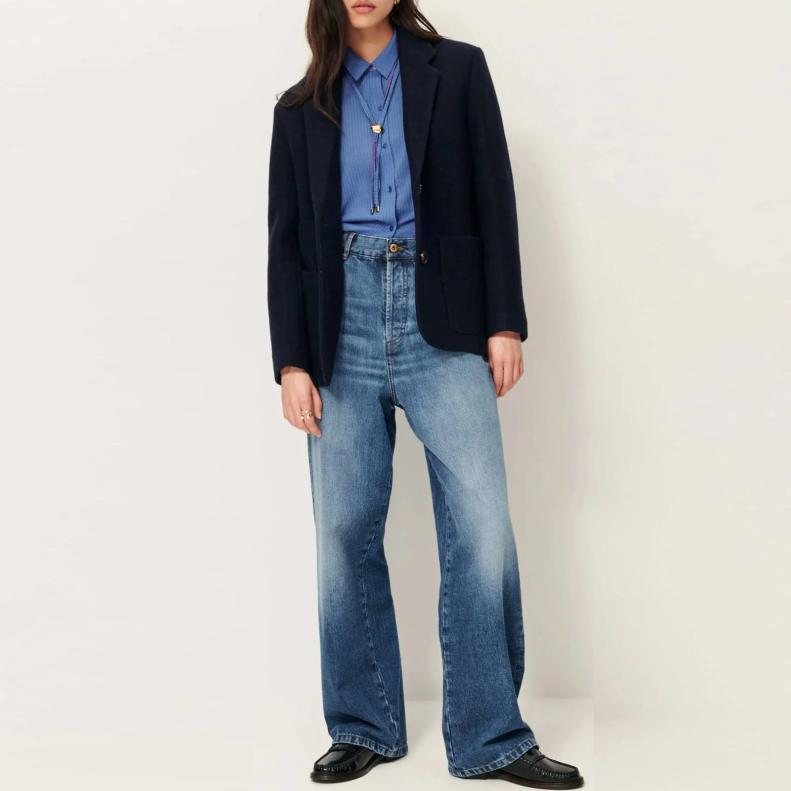 Madawool Wooly Jacket navy - Image 4