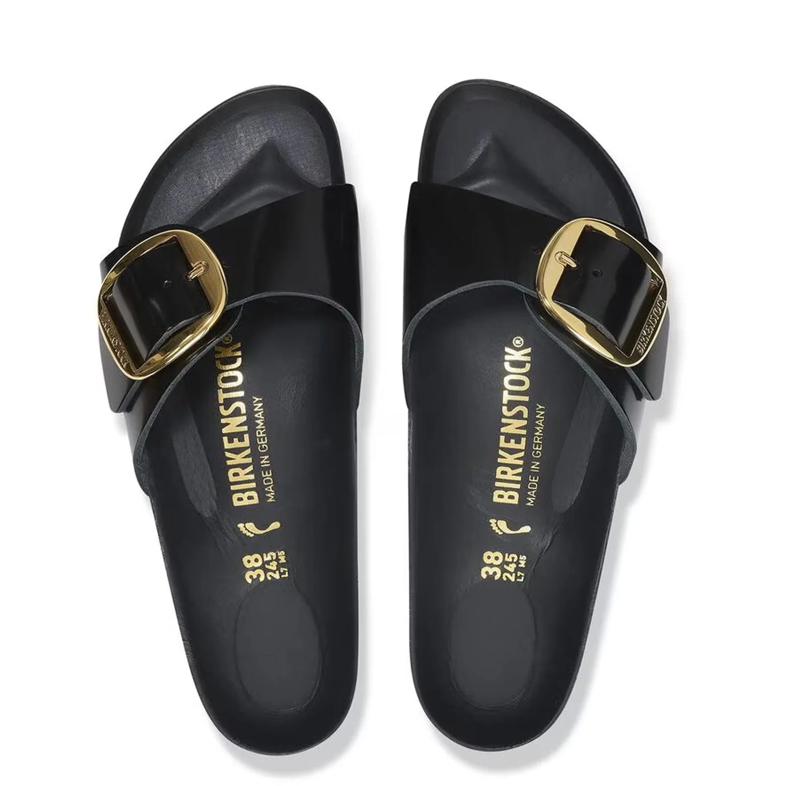 Madrid Big Buckle Regular Fit high shine black - Image 4