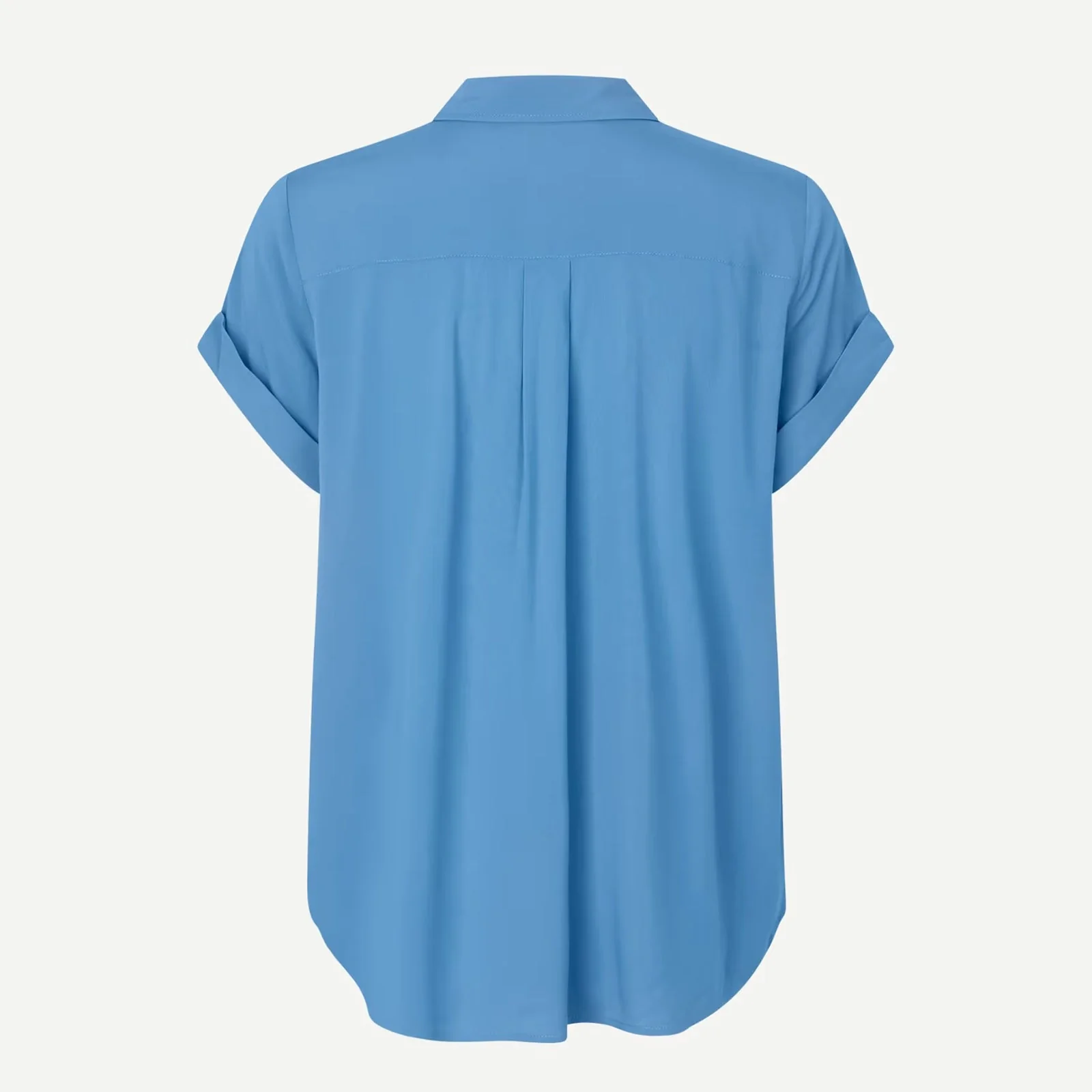 Majan SS Shirt 9942 blue jasper - Image 2