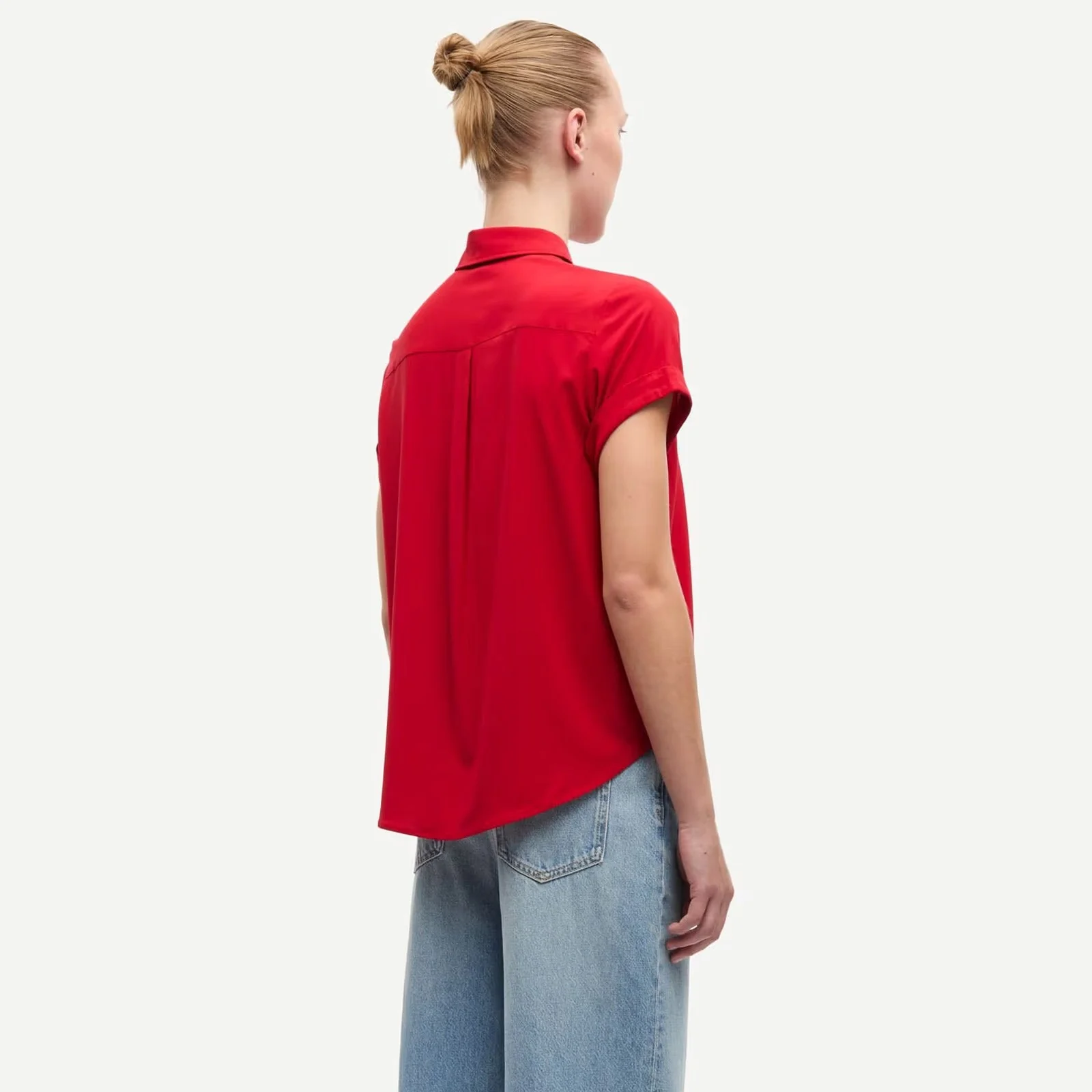 Majan SS Shirt 9942 haute red - Image 2