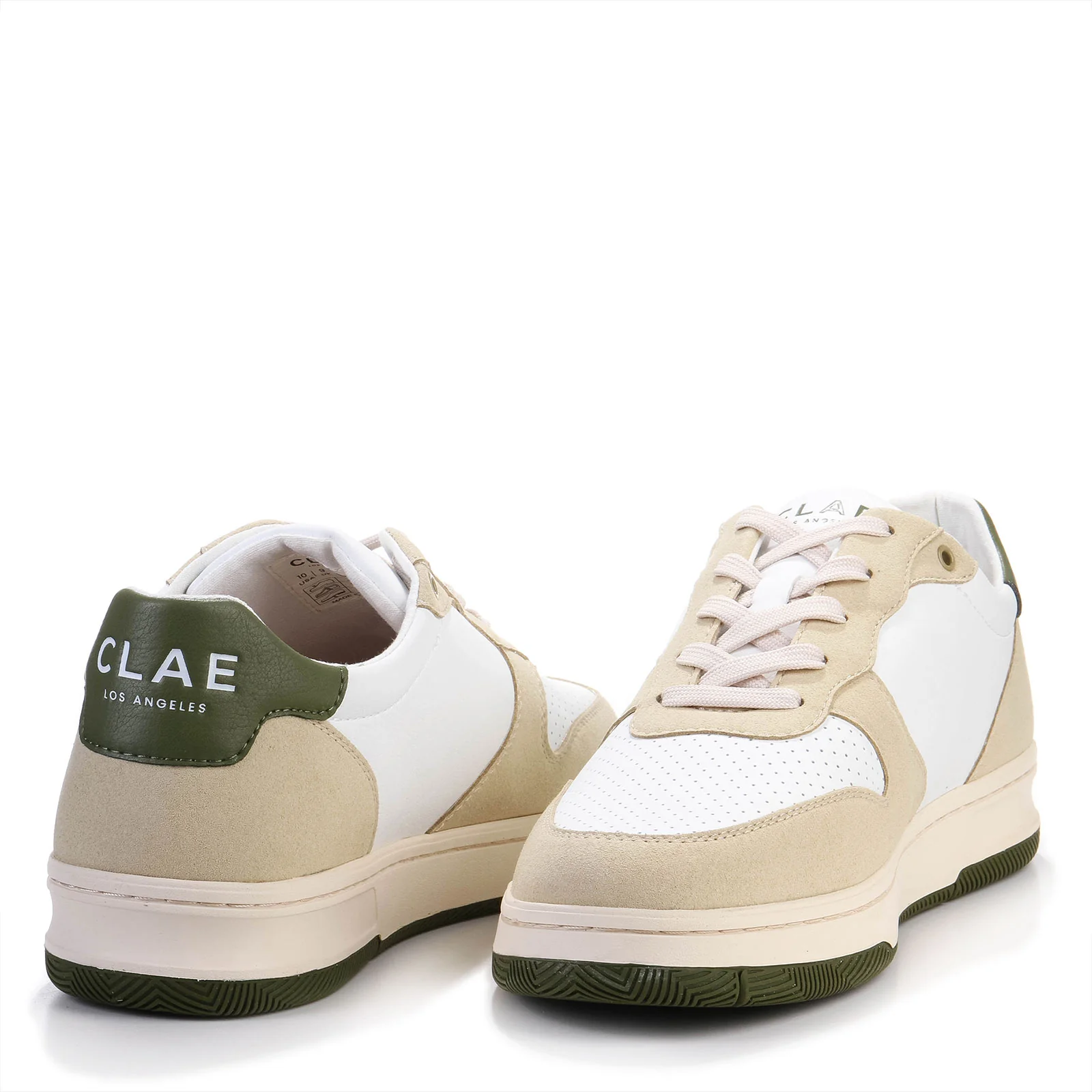 Malone Vegan vanilla/white/olive - Image 3