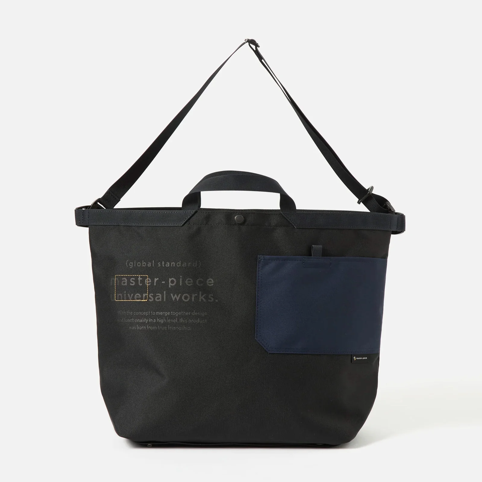 master-piece x Universal Works Large Tote Bag black