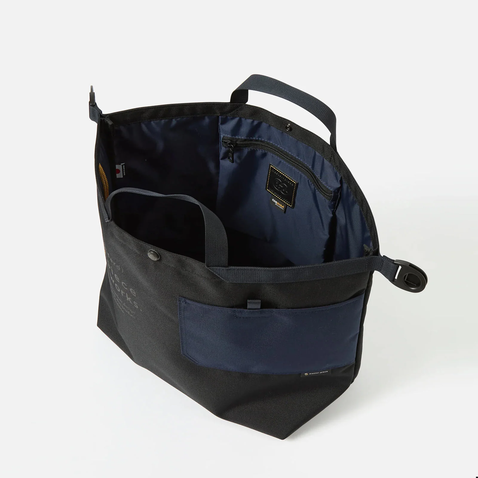 master-piece x Universal Works Large Tote Bag black - Image 3