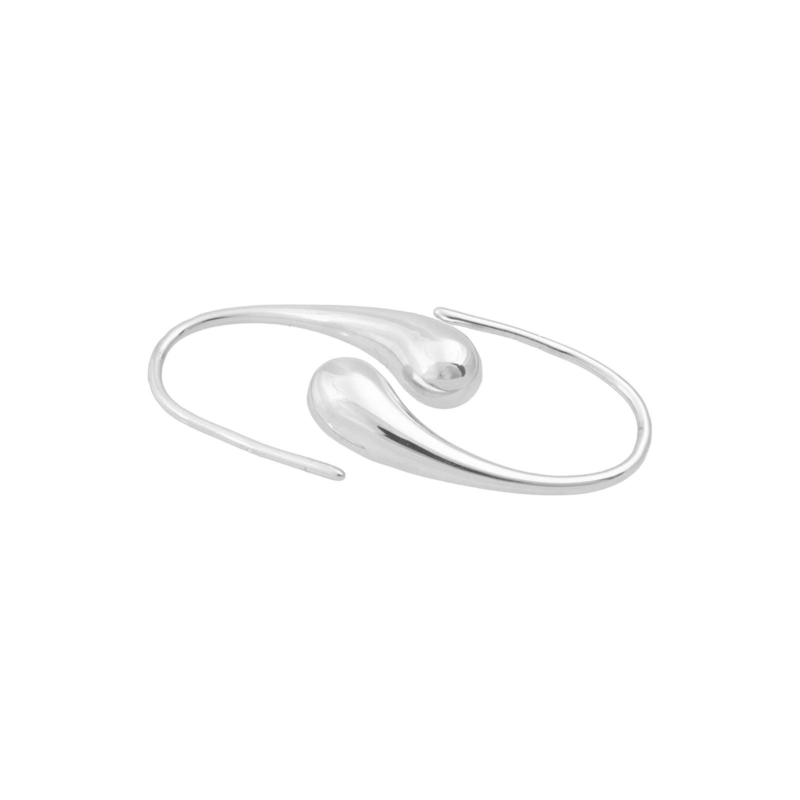 Melt Earrings silver - Image 2