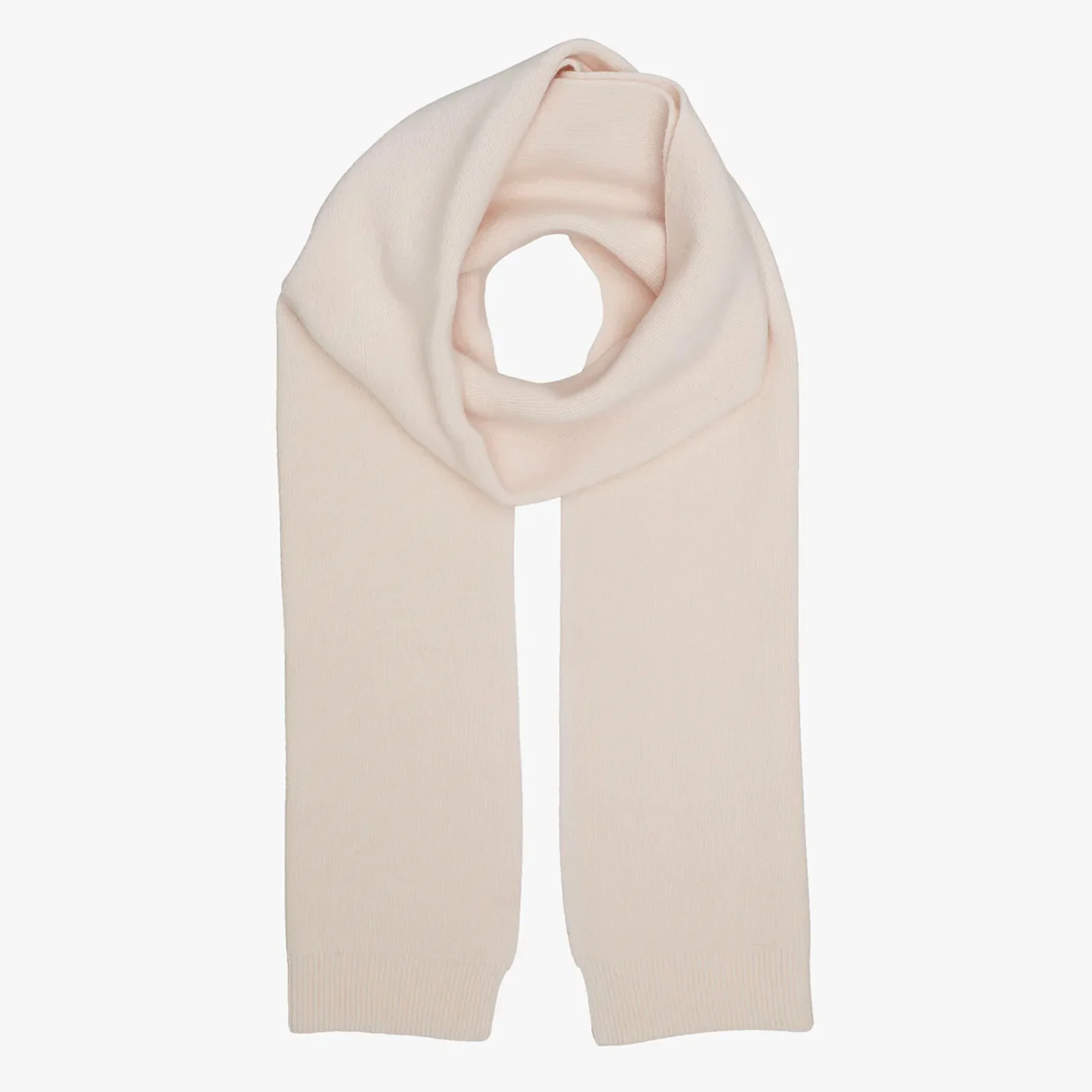 Merino Wool Scarf ivory white