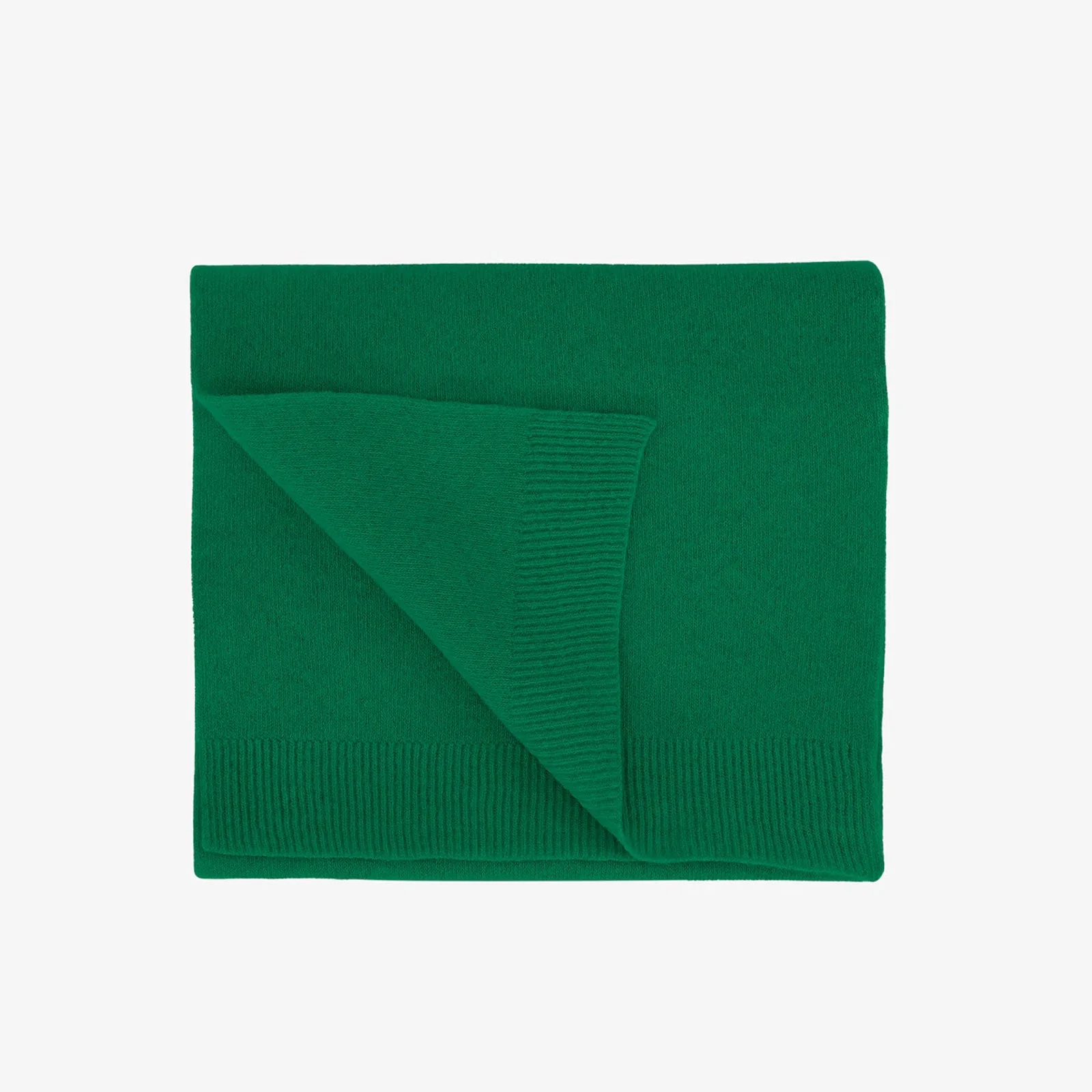 Merino Wool Scarf kelly green