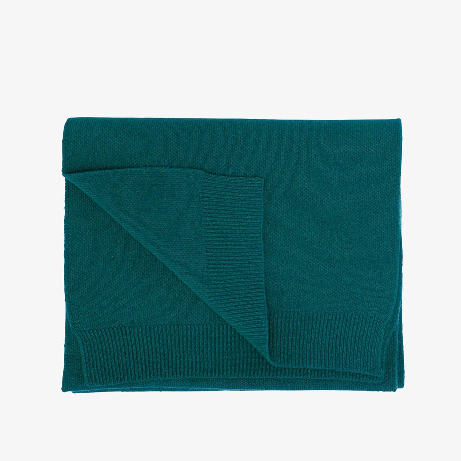 Merino Wool Scarf ocean green - Image 2