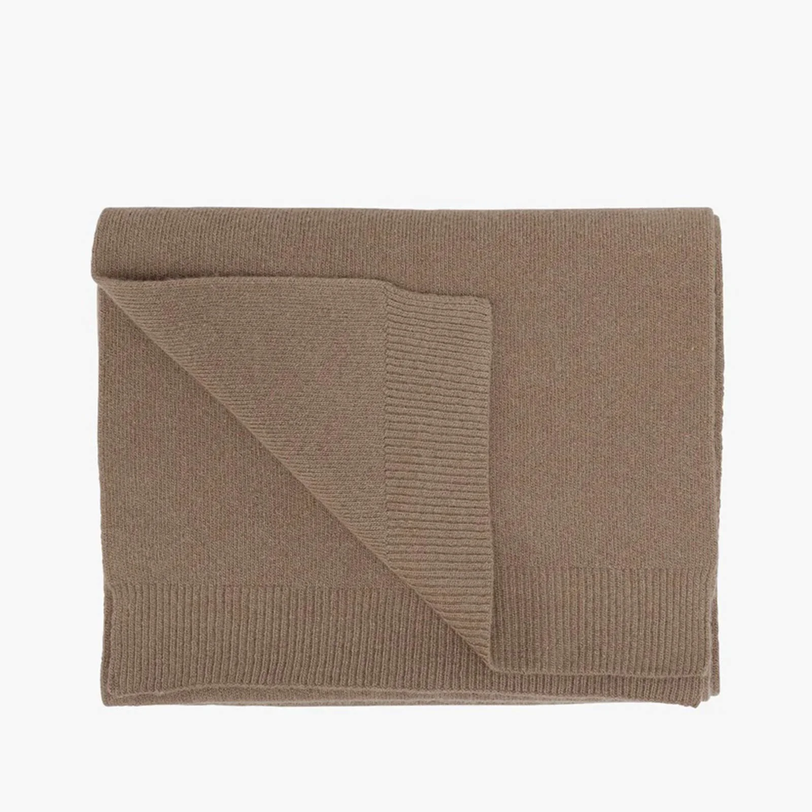 Merino Wool Scarf warm taupe