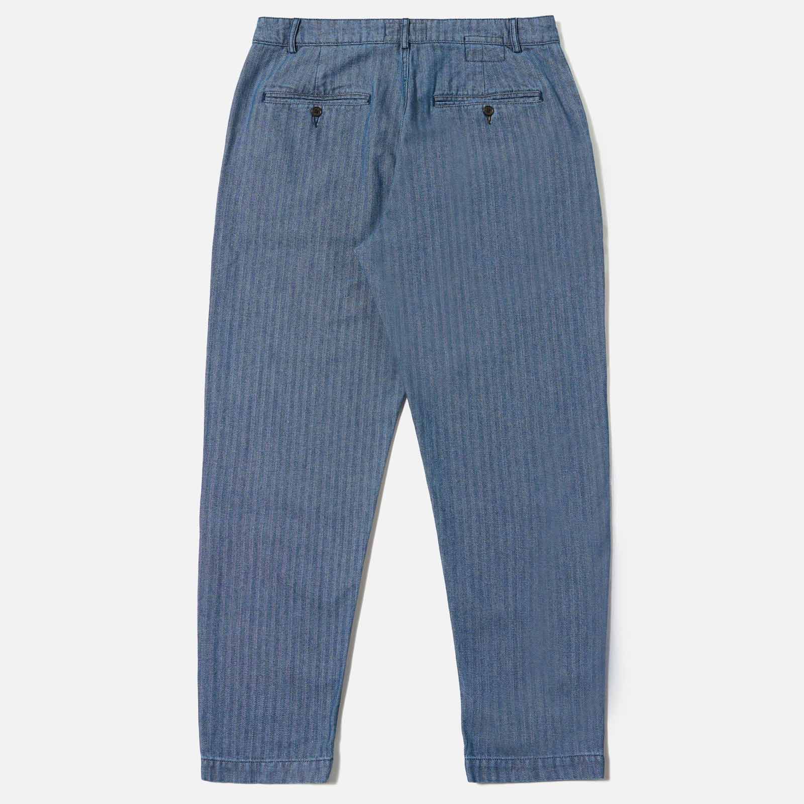 Military Herringbone Denim Chino indigo - Image 2
