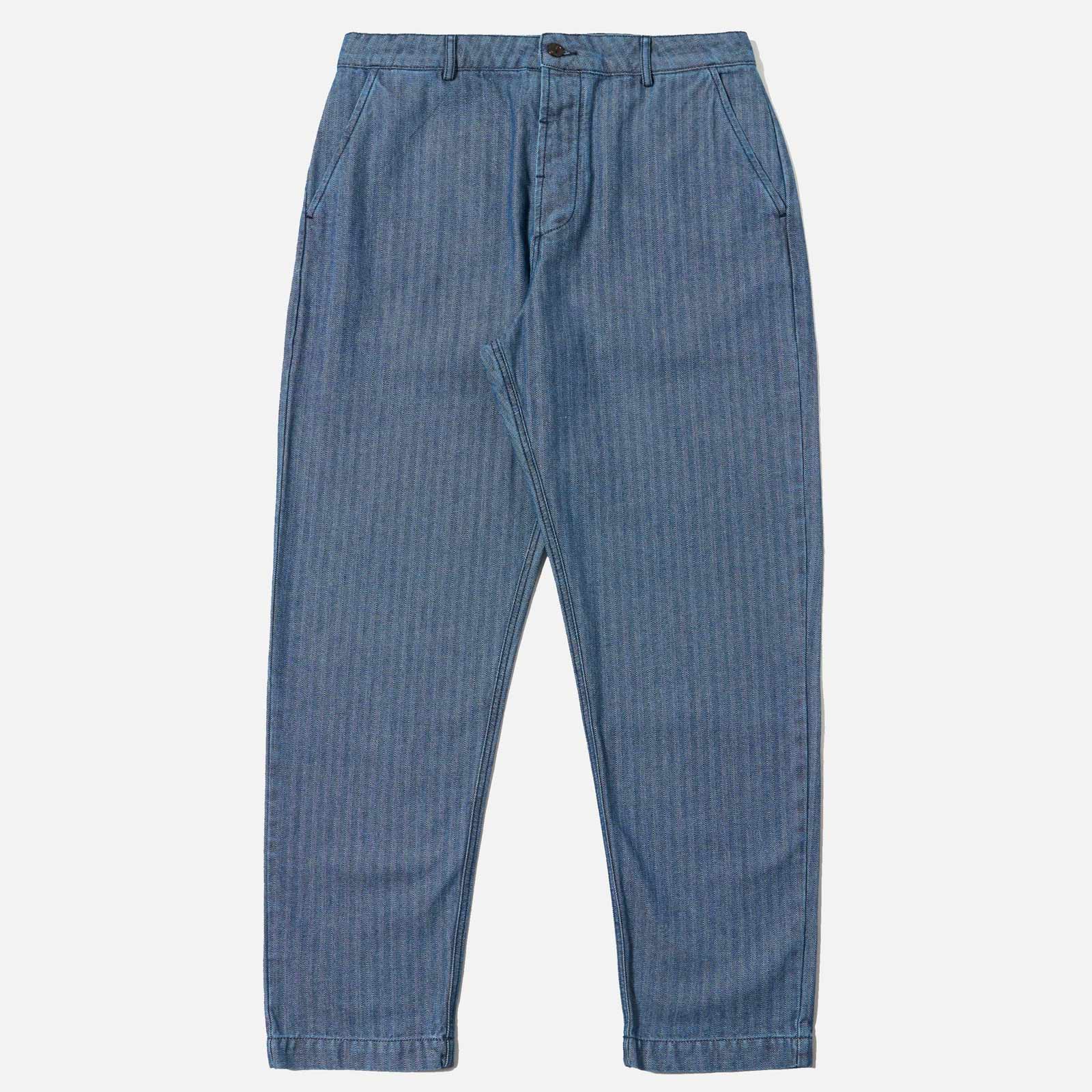 Military Herringbone Denim Chino indigo - Image 3
