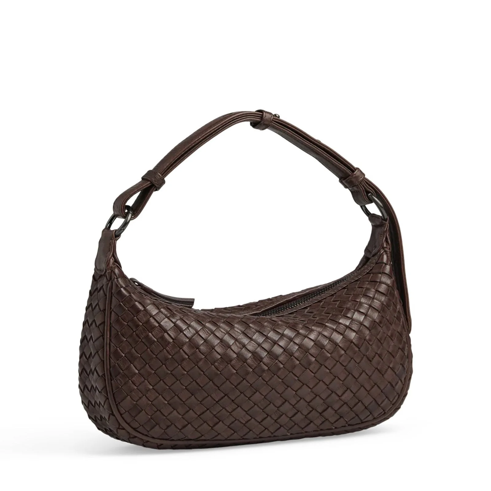 Mini MuseMBG Bag Weave dark brown