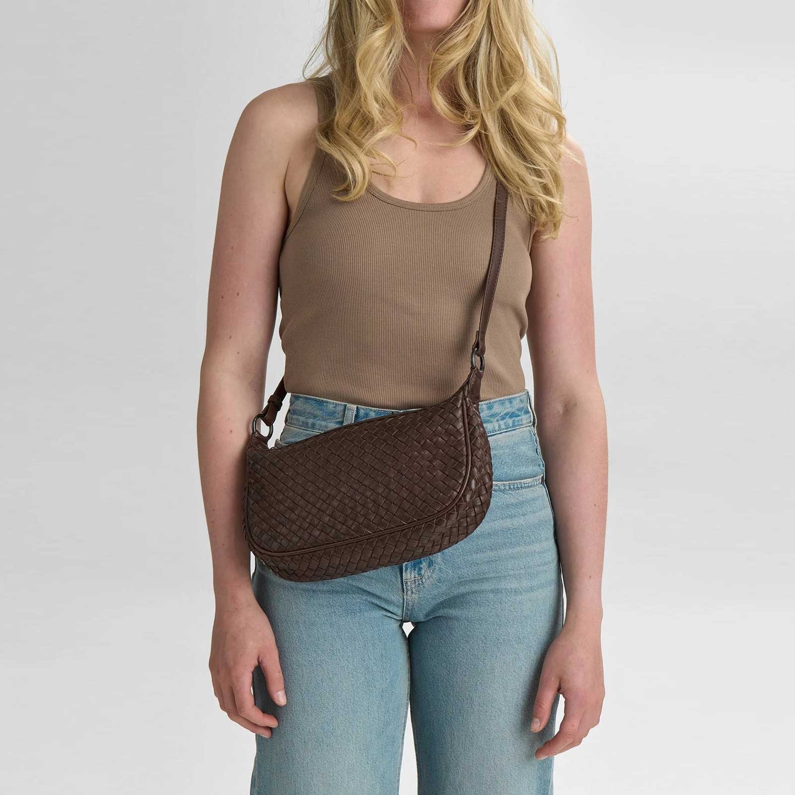 Mini MuseMBG Bag Weave dark brown - Image 2