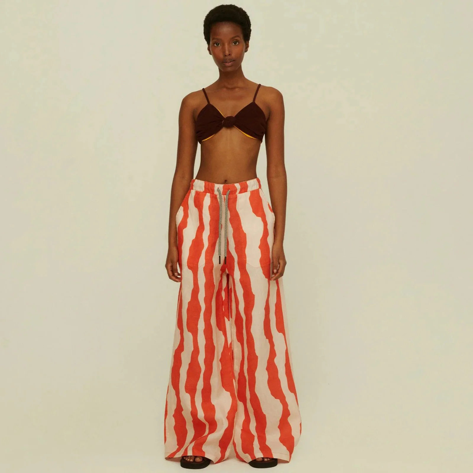 Mojave Linen Pants orange calima - Image 3