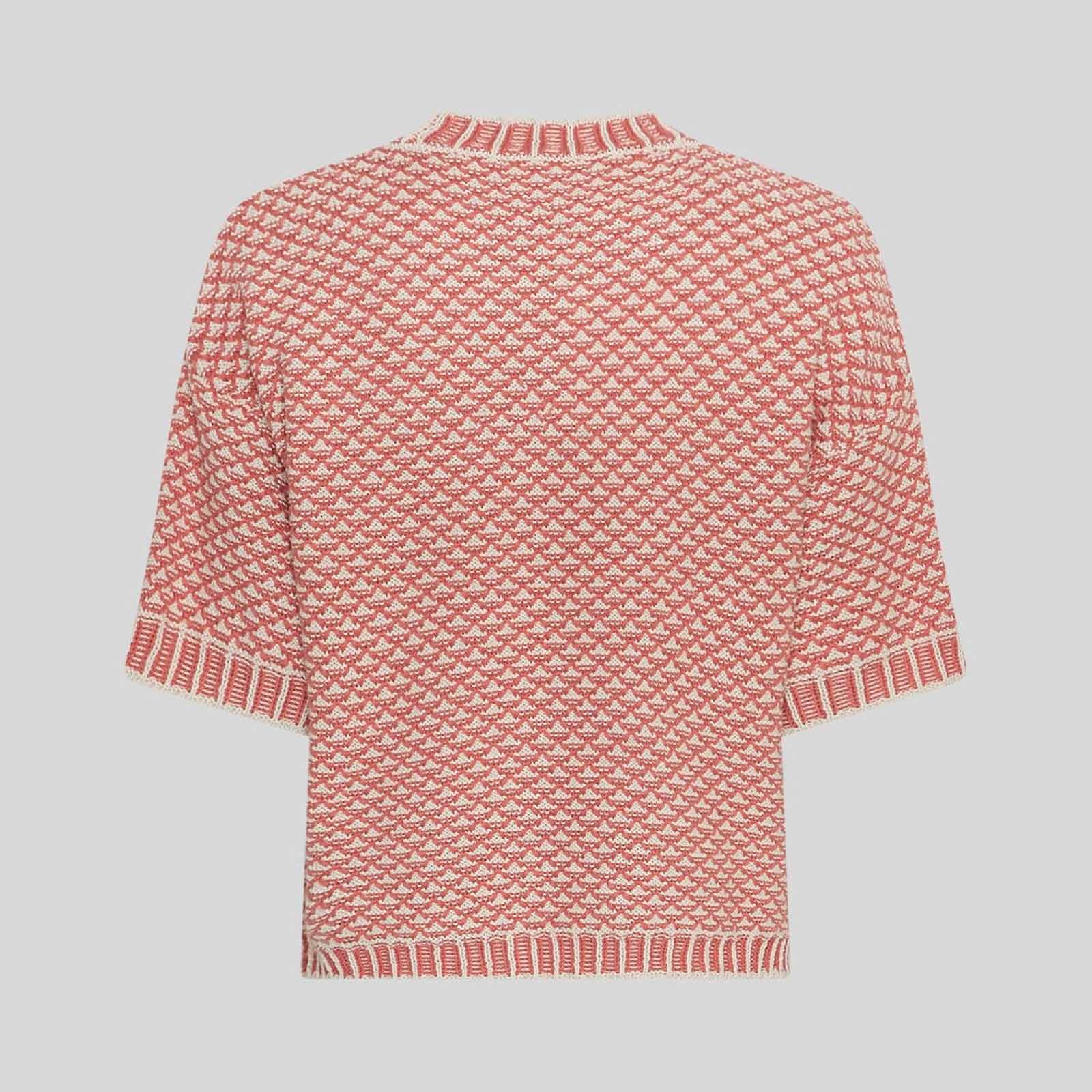 MSCHCatina Pilla 2/4 Pullover oatmeal/faded rose - Image 2