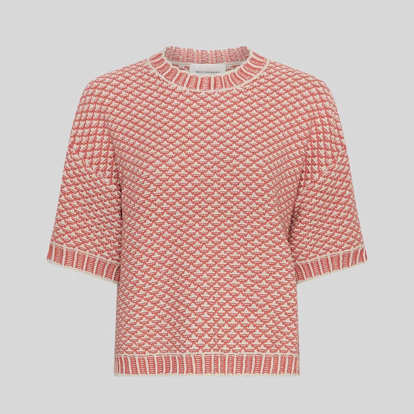 MSCHCatina Pilla 2/4 Pullover oatmeal/faded rose - Image 3