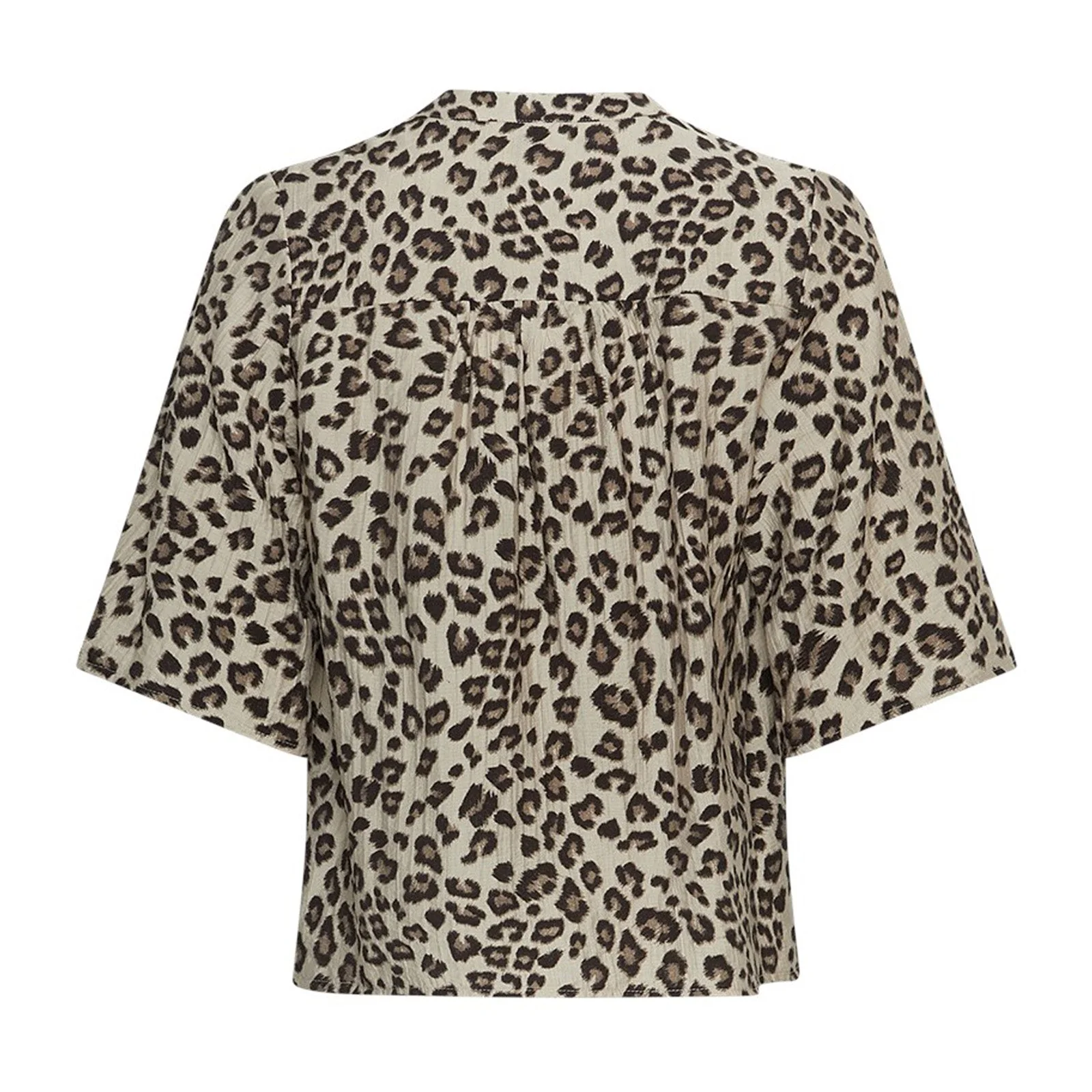 MSCHKalani Vlora 2/4 Shirt AOP humus leo - Image 2