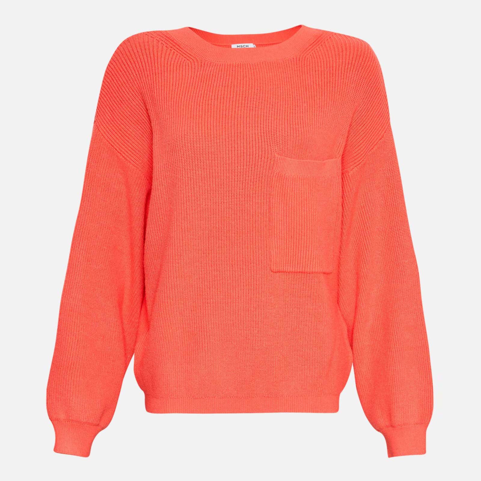 MSCHLillybeth Jilli Rib Pullover porcelain rose