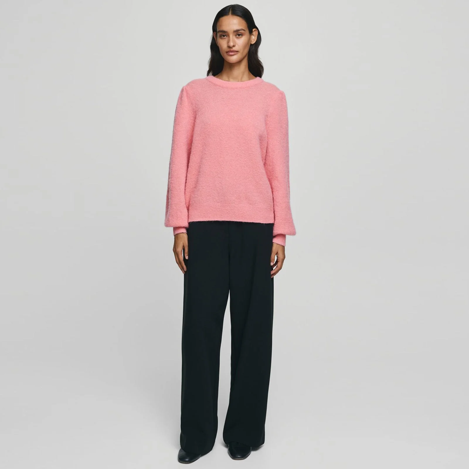 MSCHMacy Michelle HW Wide Pants Regular black