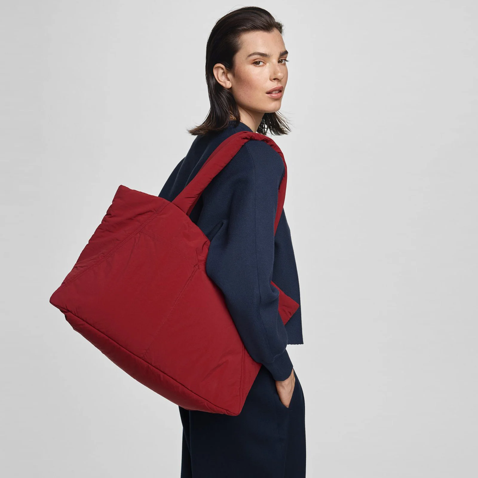 MSCHSiria Sasja Icon Shopper Key syrah - Image 2