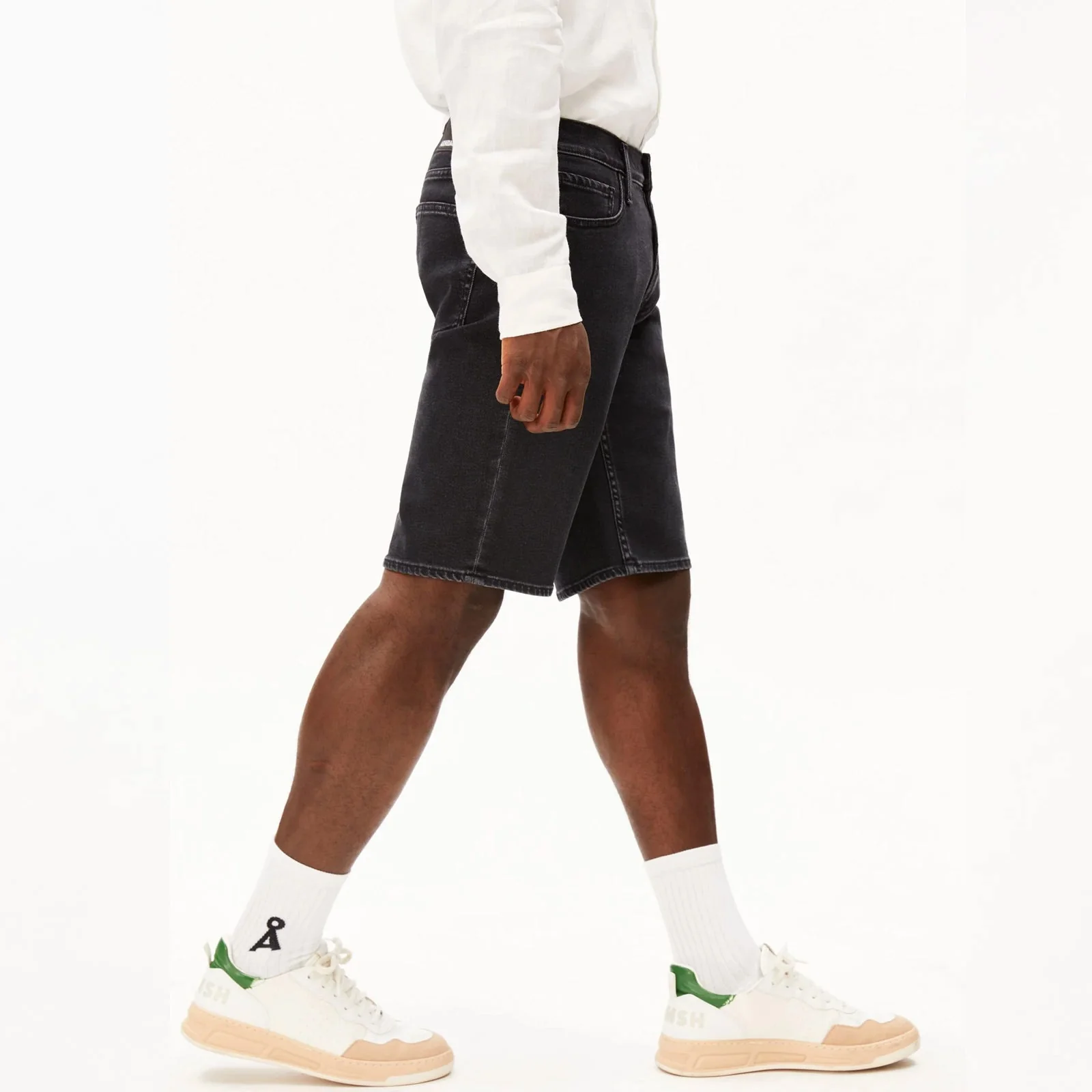 Naailo Denim Short black washed authentic - Image 4