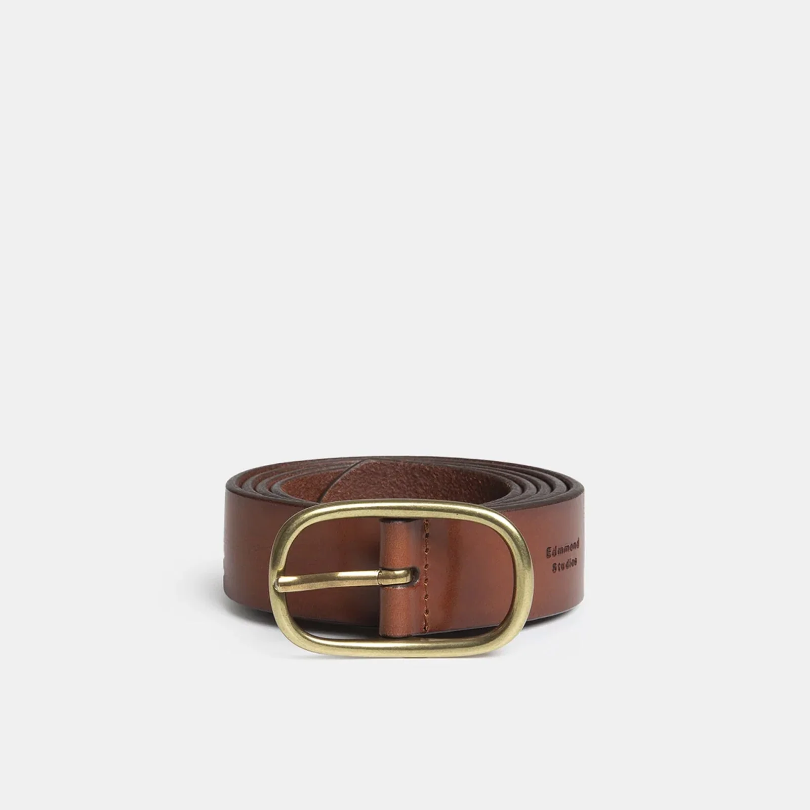 New Raw Belt plain brown
