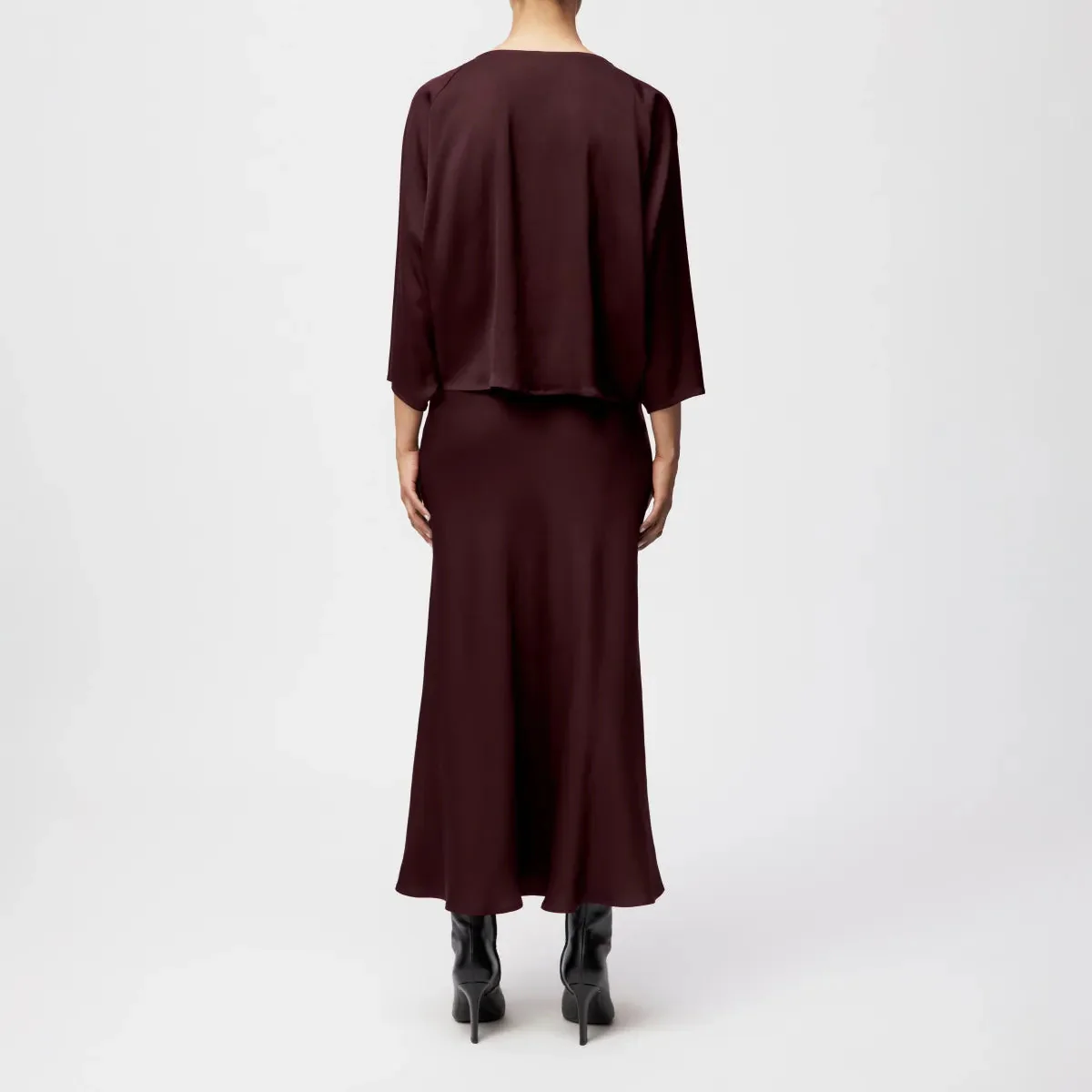 Nialini Blouse 130065 burgundy - Image 2