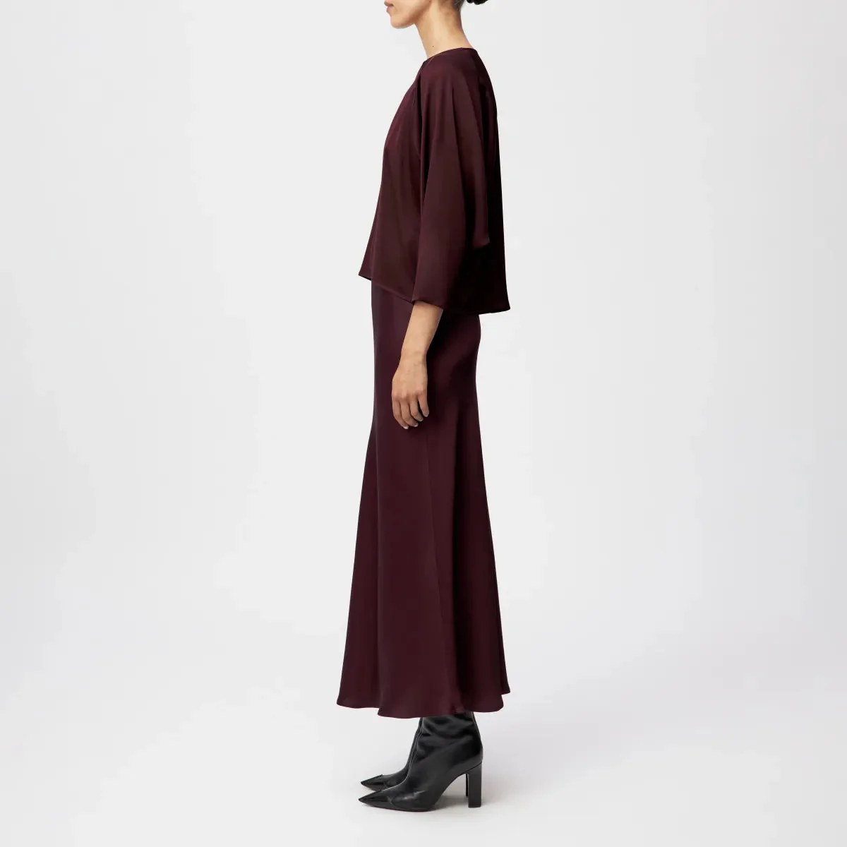 Nialini Blouse 130065 burgundy - Image 4