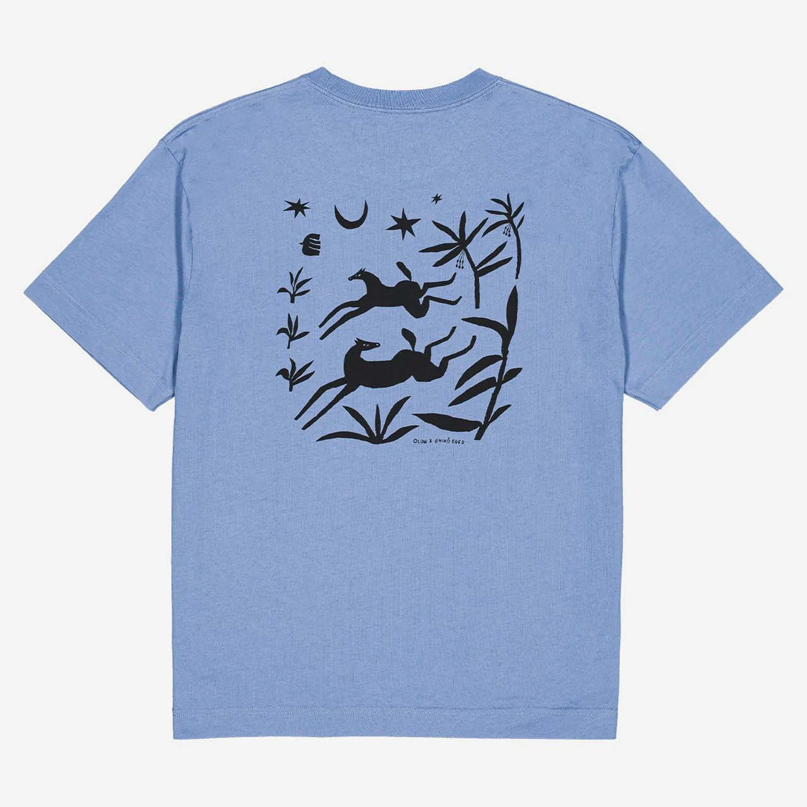 Night Trip T-Shirt azure blue