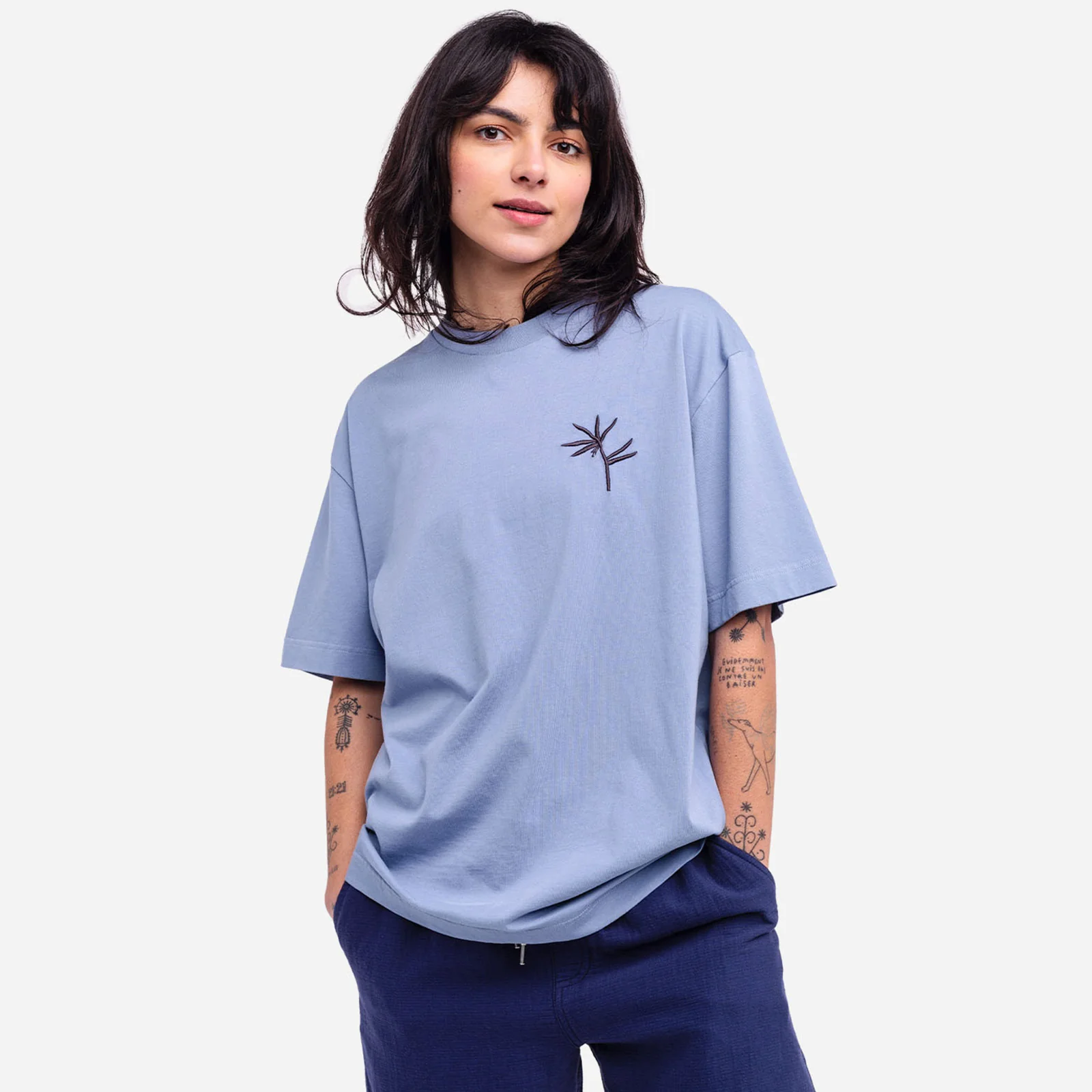 Night Trip T-Shirt azure blue - Image 3